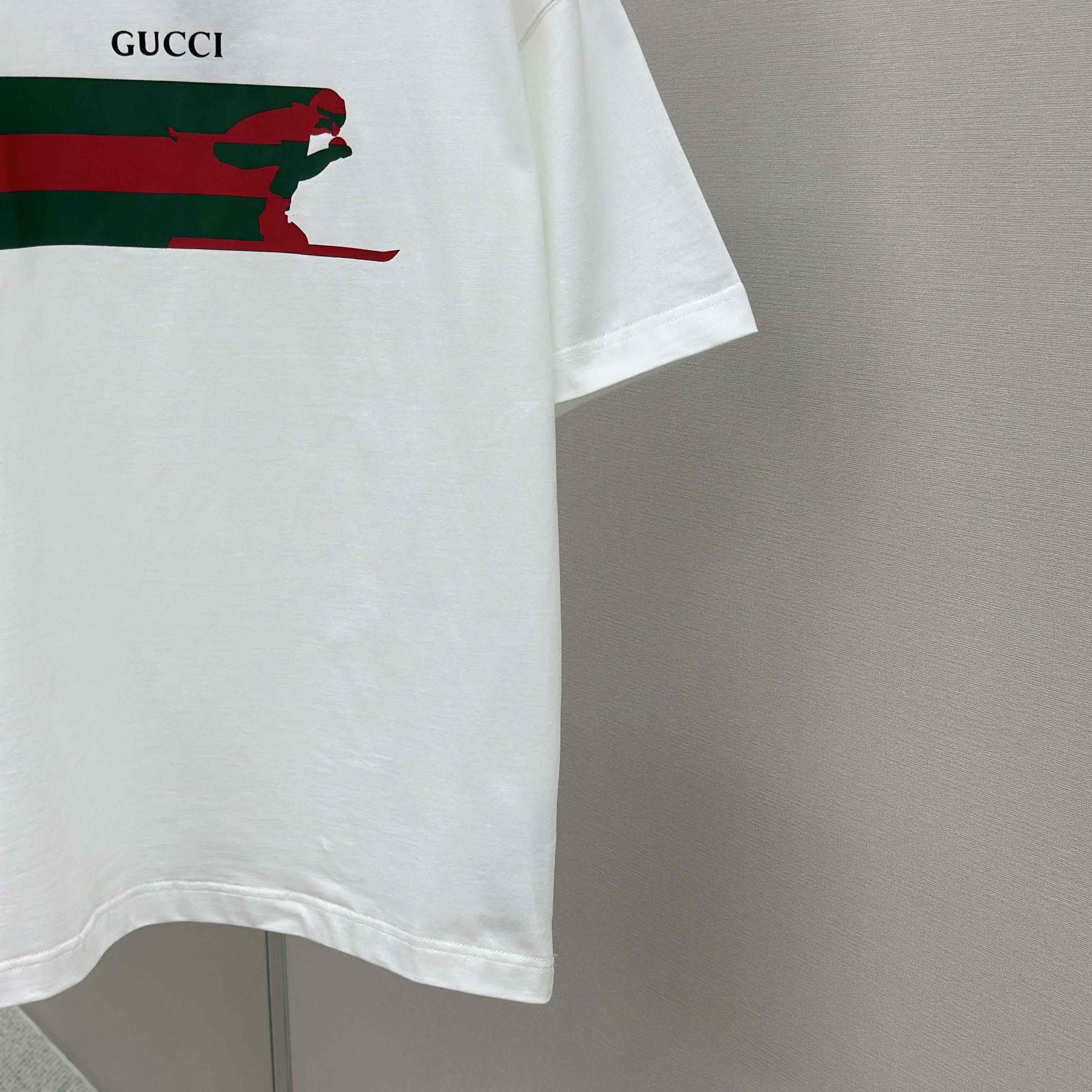 Gucci Cotton Jersey T-shirt With Print - DesignerGu
