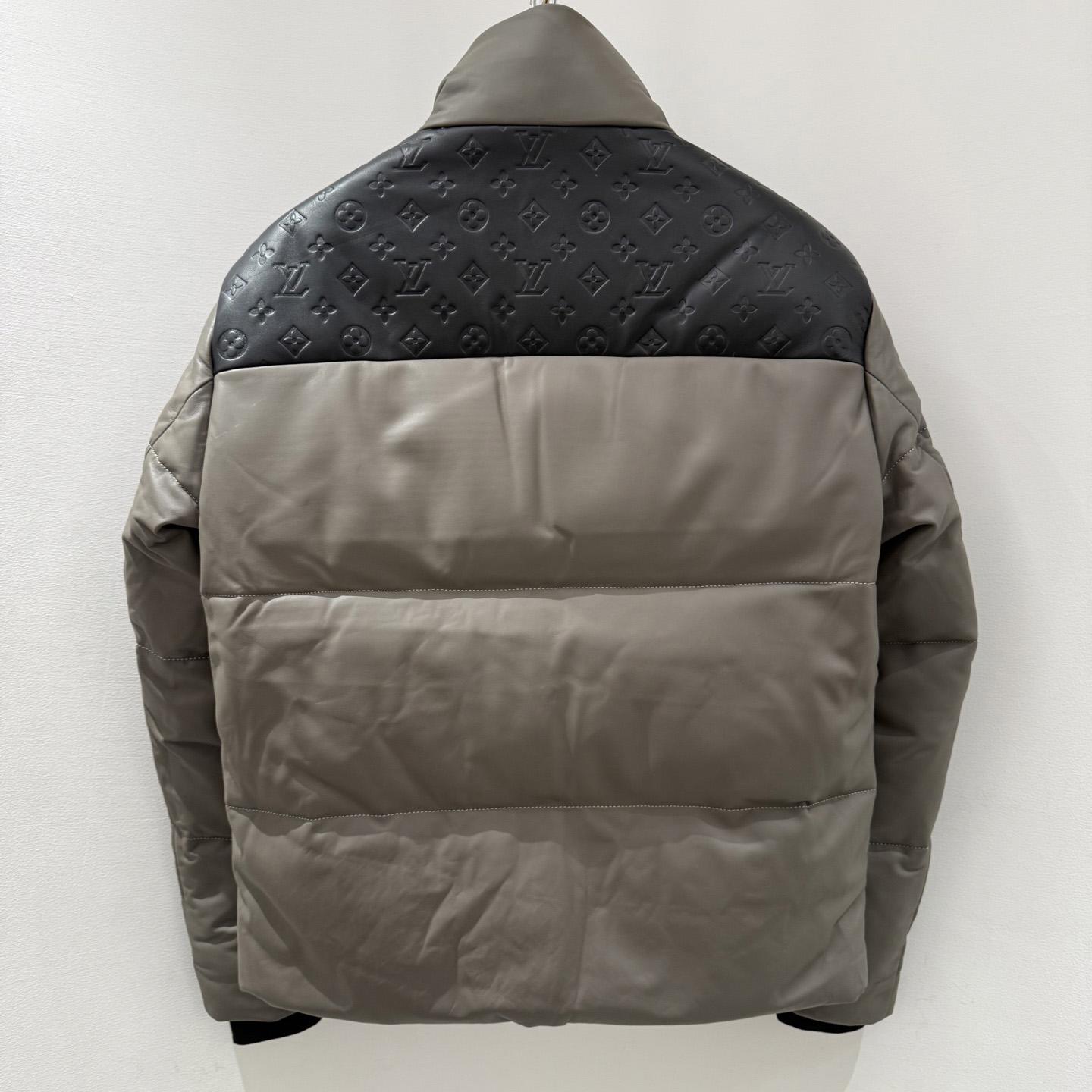Louis Vuitton Leather Down Jacket  - DesignerGu