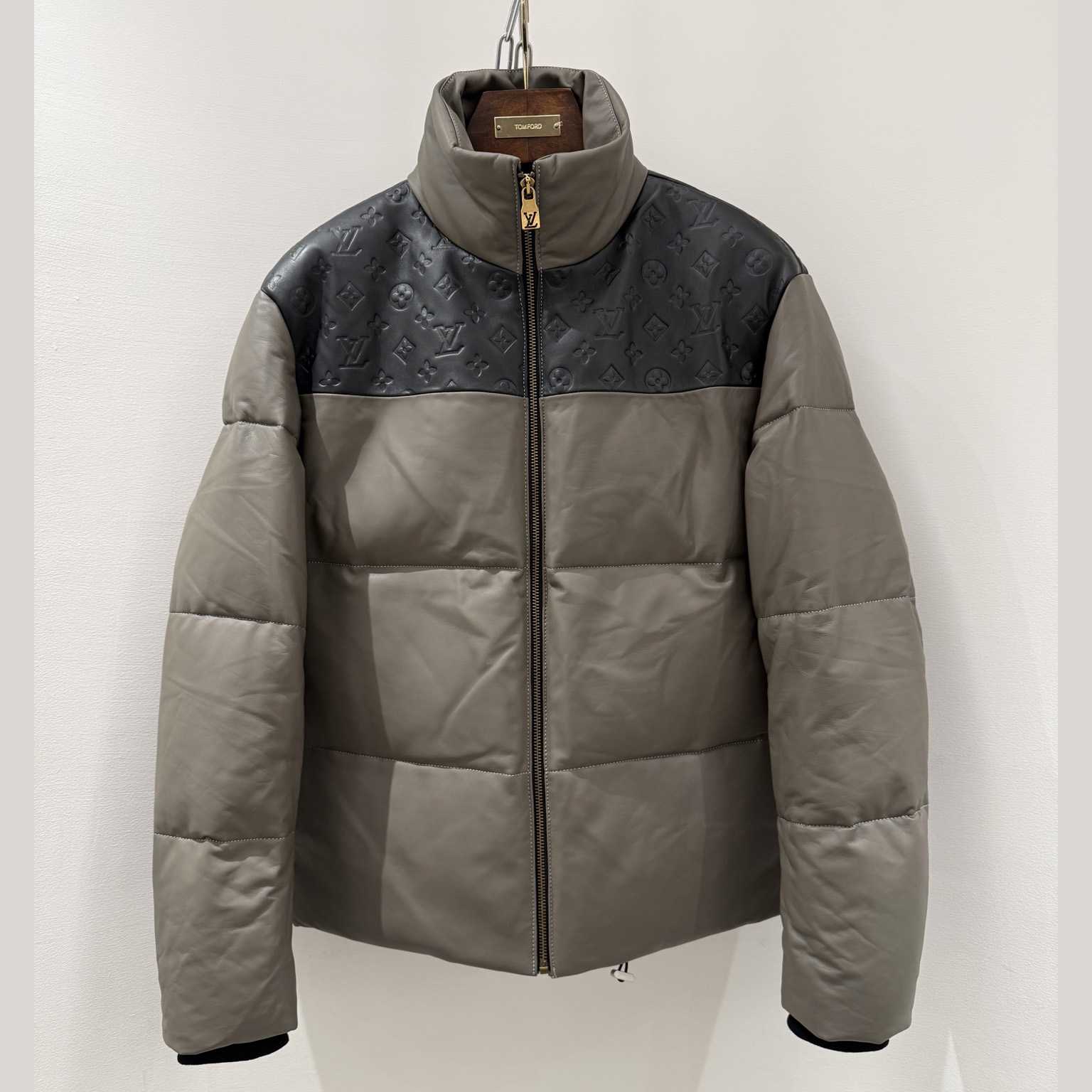 Louis Vuitton Leather Down Jacket  - DesignerGu