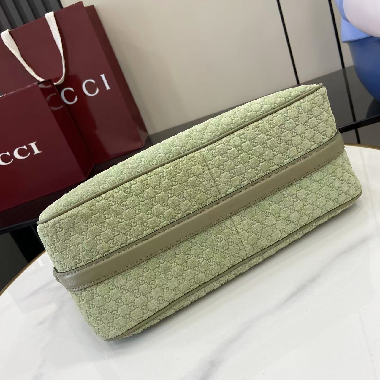 Gucci Half Horsebit Medium Shoulder Bag - DesignerGu