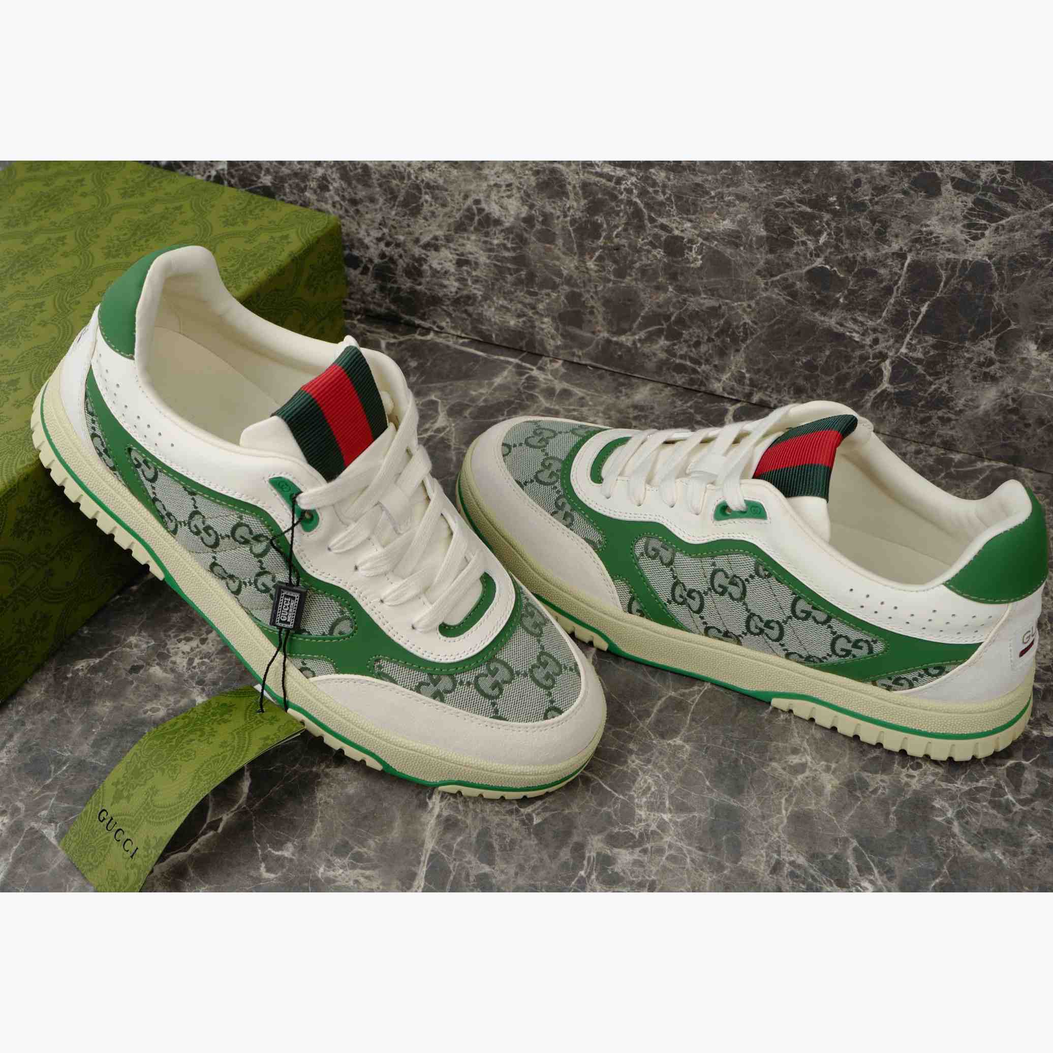 Gucci Re-Web Sneaker - DesignerGu