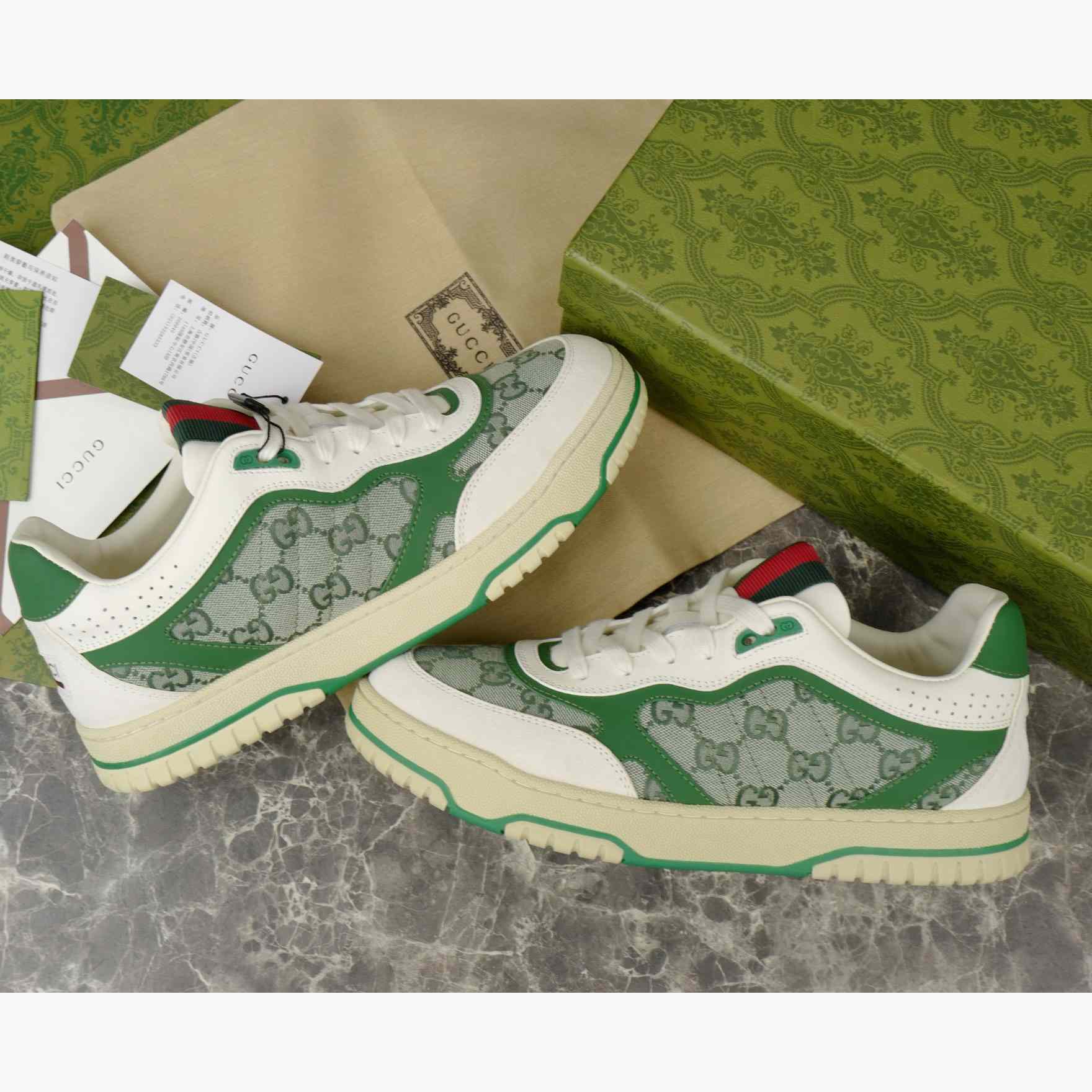 Gucci Re-Web Sneaker - DesignerGu