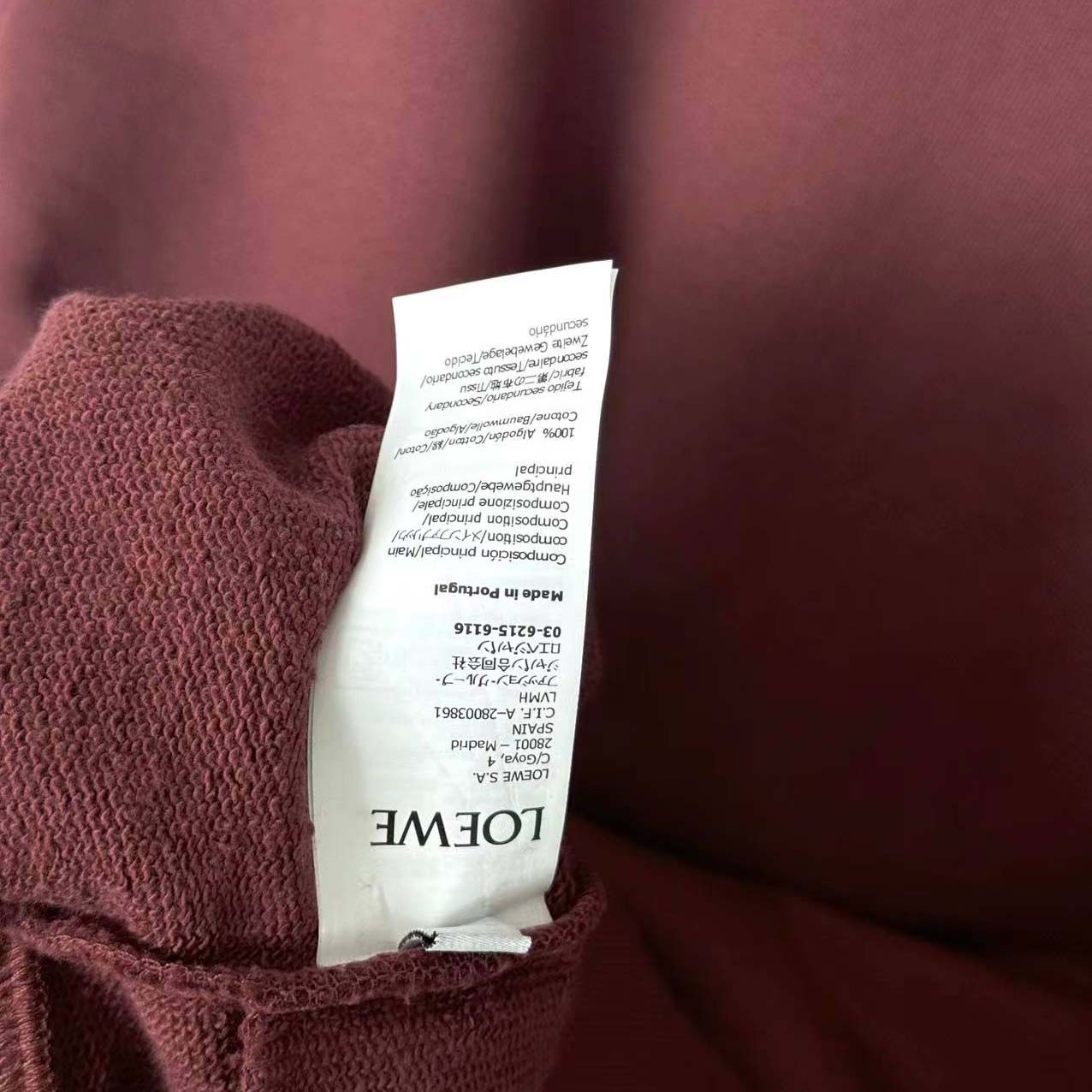 Loewe Zip-up Hoodie In Cotton - DesignerGu