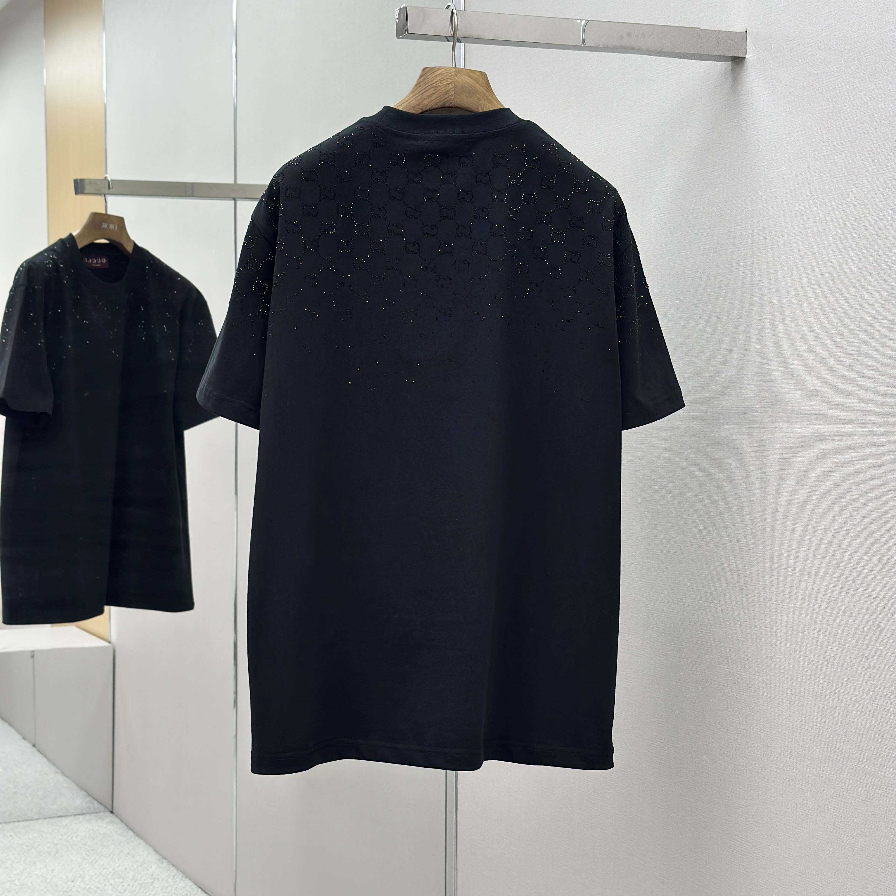 Gucci Cotton jersey T-shirt With Crystals - DesignerGu