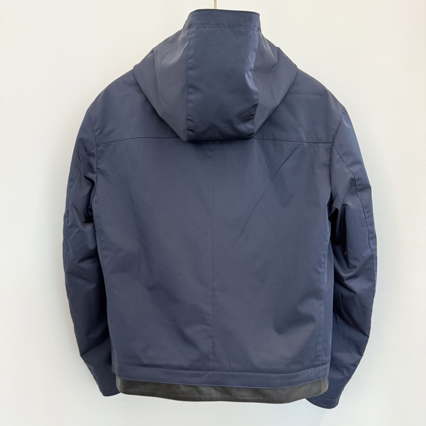 Hermes Reversible Zipped Hooded Jacket With Leather Detail - DesignerGu