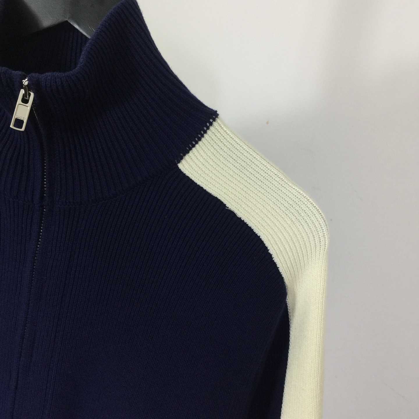 Gucci Cotton Knit Zip Bomber Jacket - DesignerGu