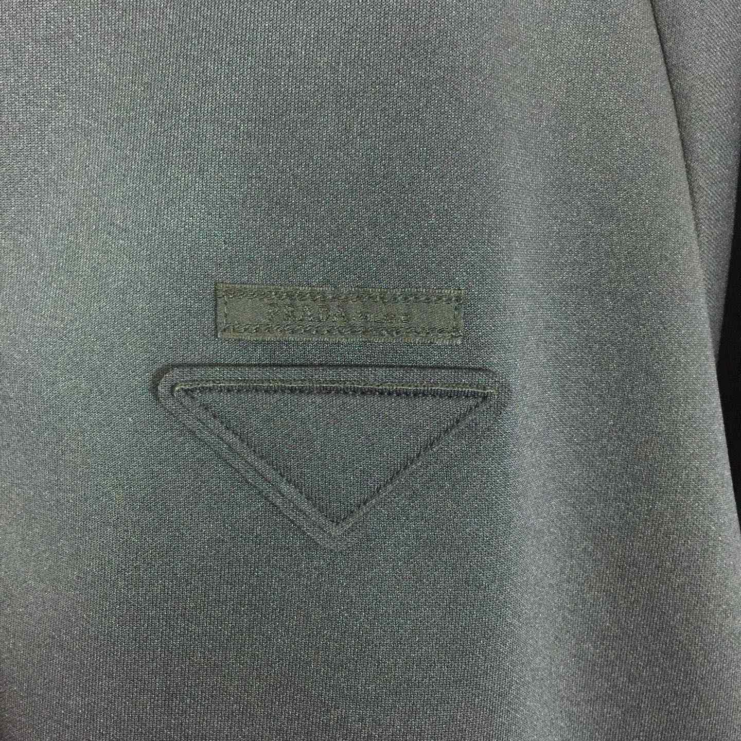 Prada Logo-patch Bomber Jacket - DesignerGu