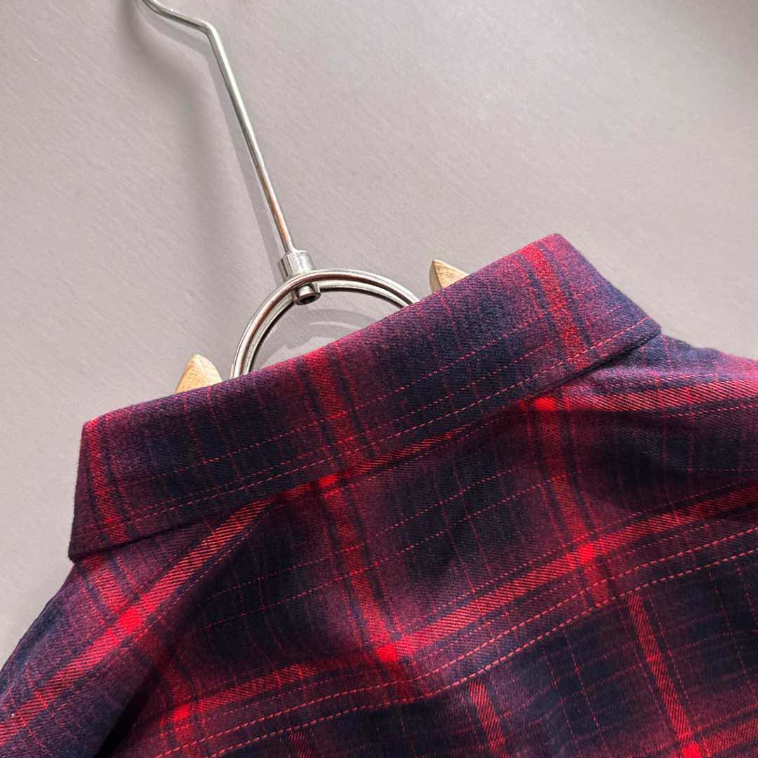 Moncler Checked Cotton Shirt - DesignerGu