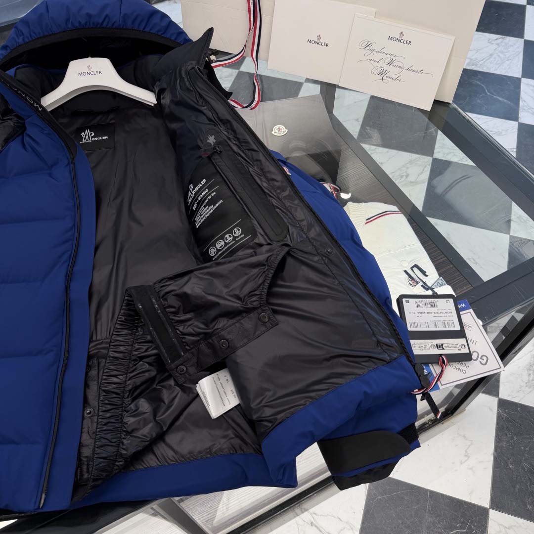 Moncler Grenoble Navy Montgetech Down Jacket - DesignerGu