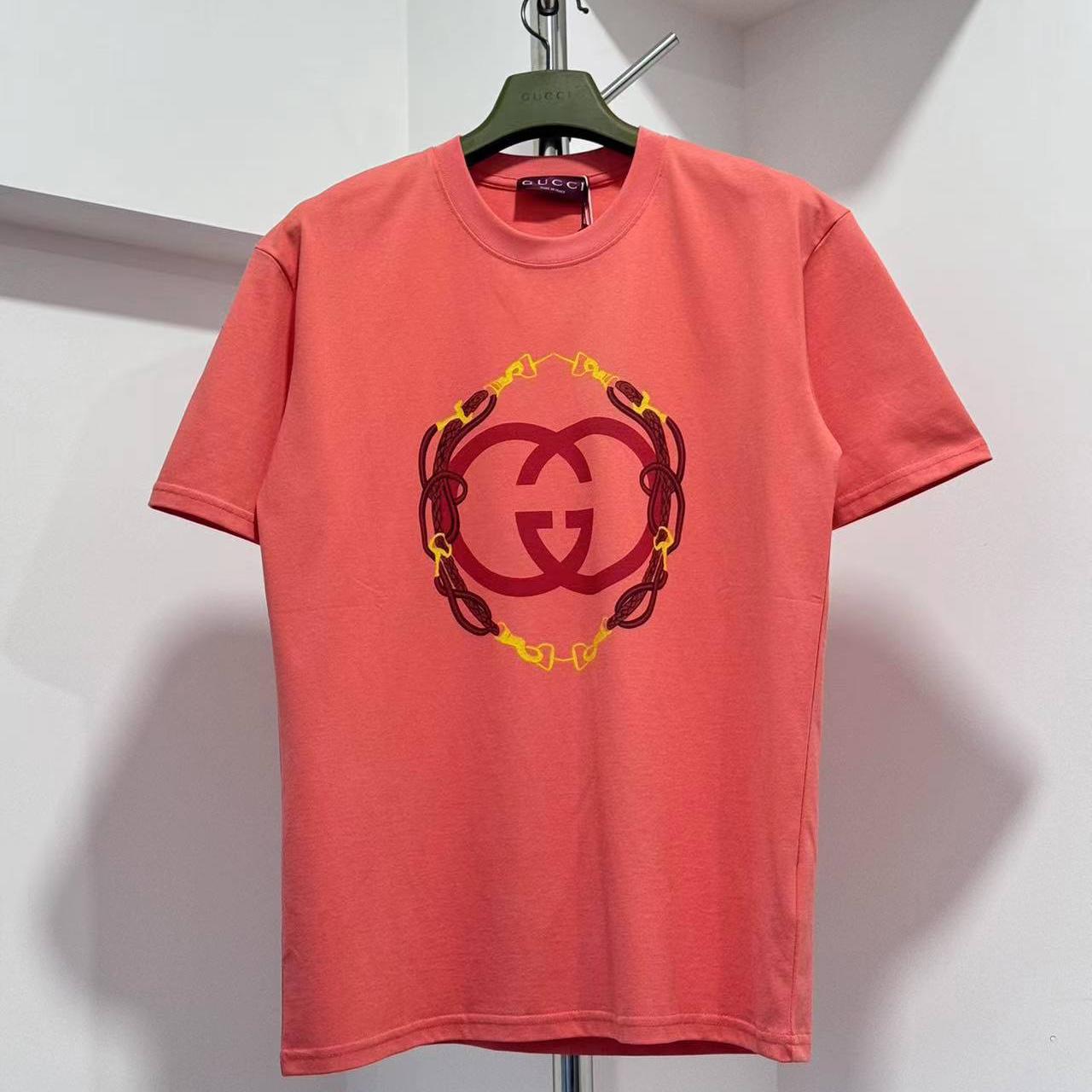 Gucci Printed Cotton Jersey T-shirt - DesignerGu