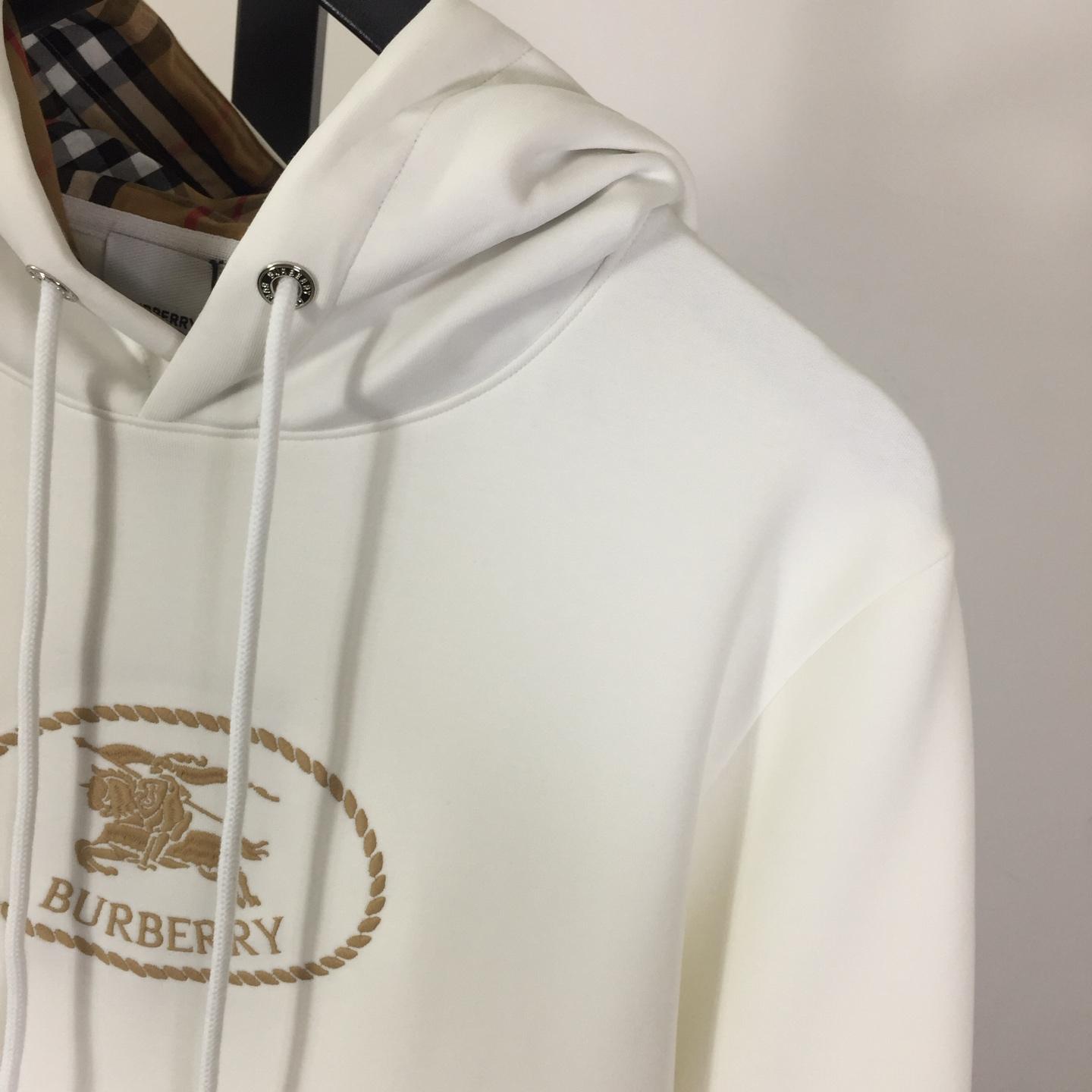Burberry Cotton Hooded Sweatshirt - DesignerGu