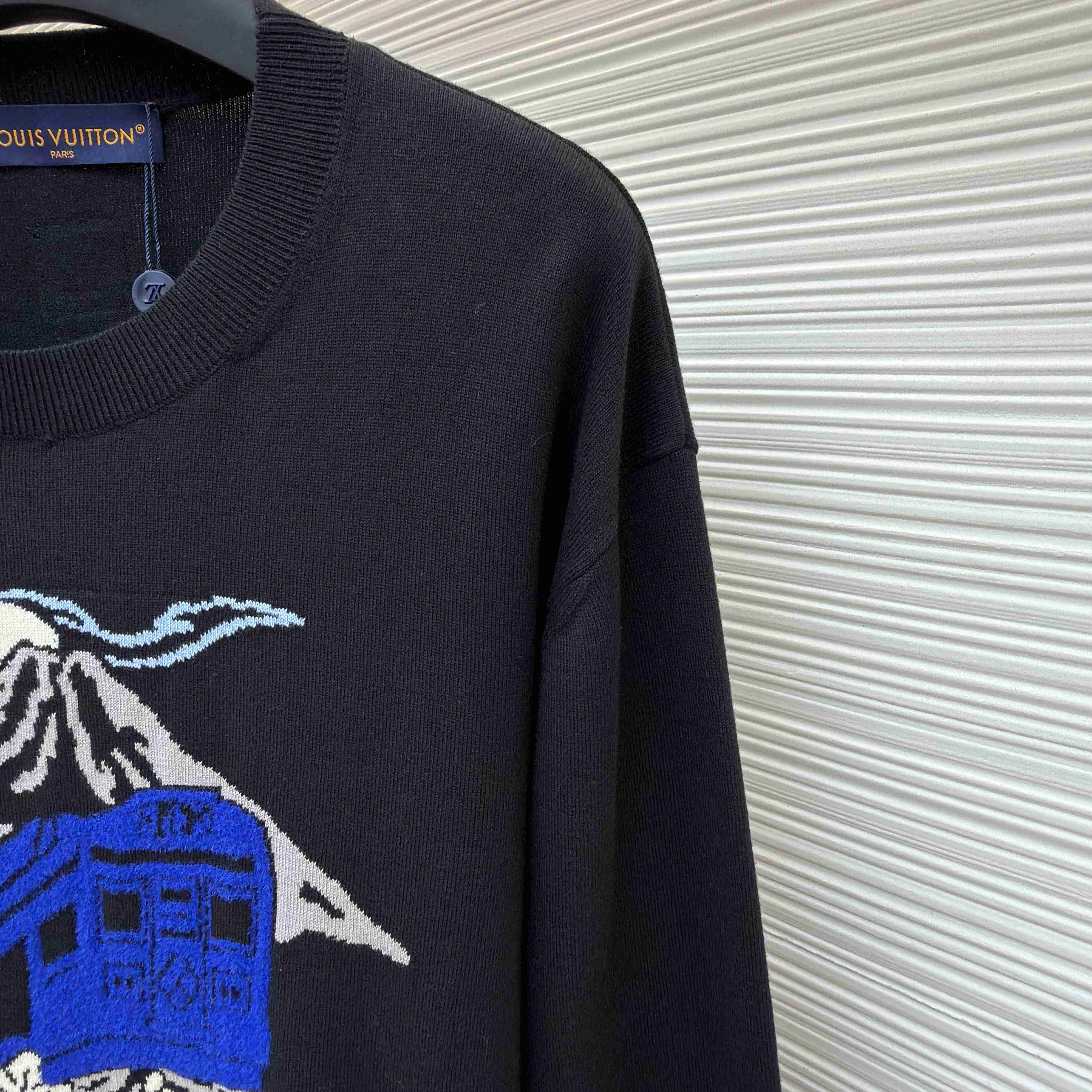 Louis Vuitton Knitted Long-Sleeved Crewneck   1AIMCA - DesignerGu