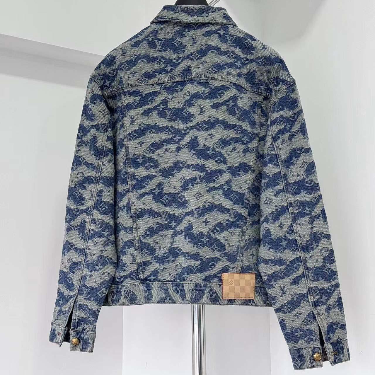 Louis Vuitton Monogram Denim Trucker Jacket - DesignerGu