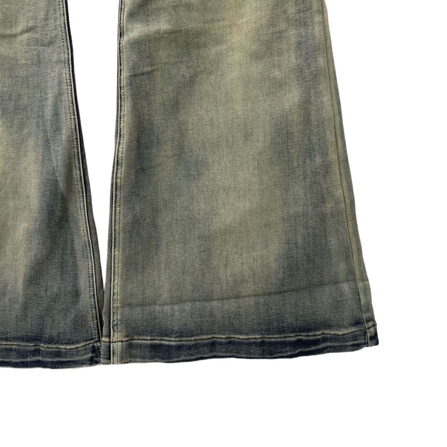 Rick Owens High-Rise Wide Leg Jeans - DesignerGu