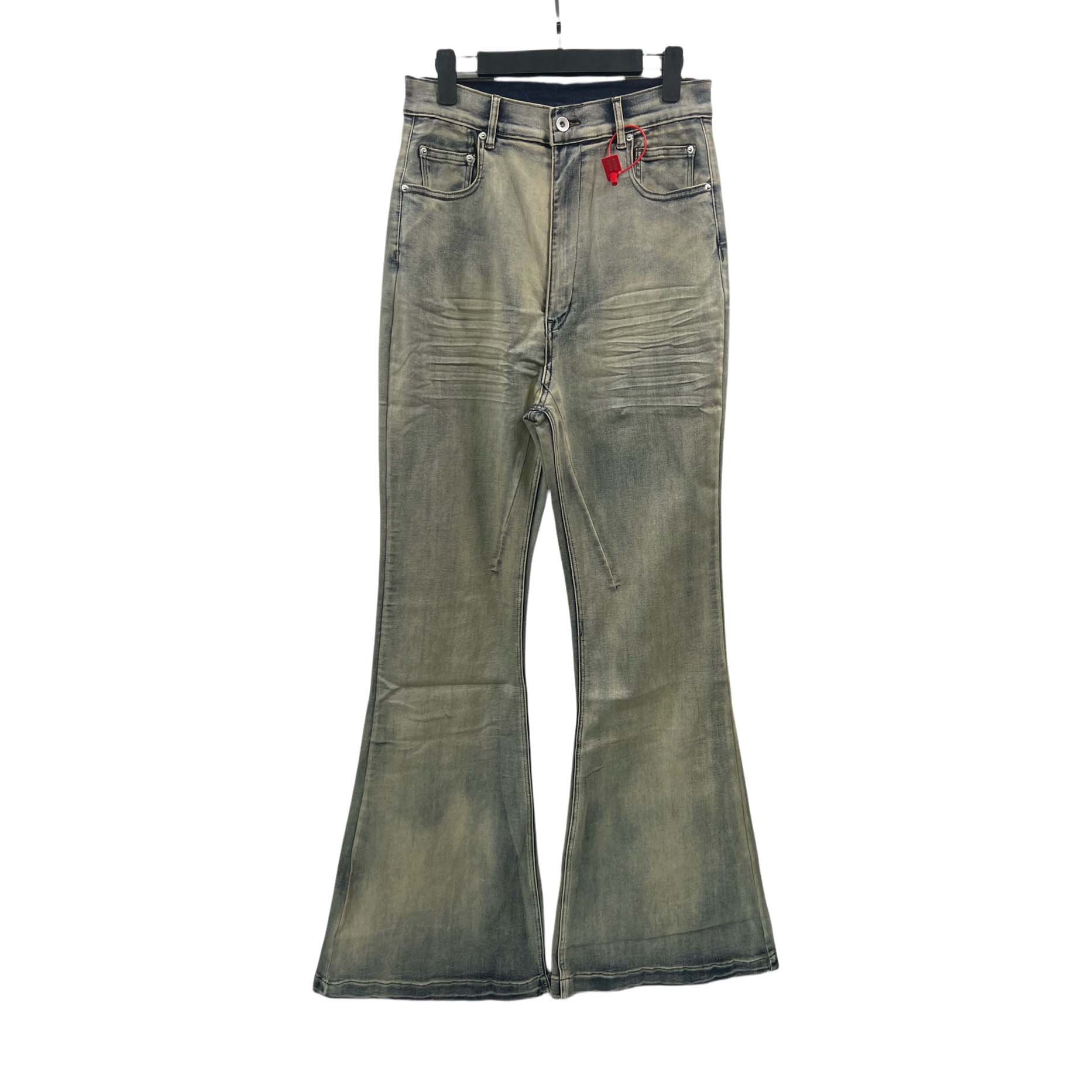 Rick Owens High-Rise Wide Leg Jeans - DesignerGu