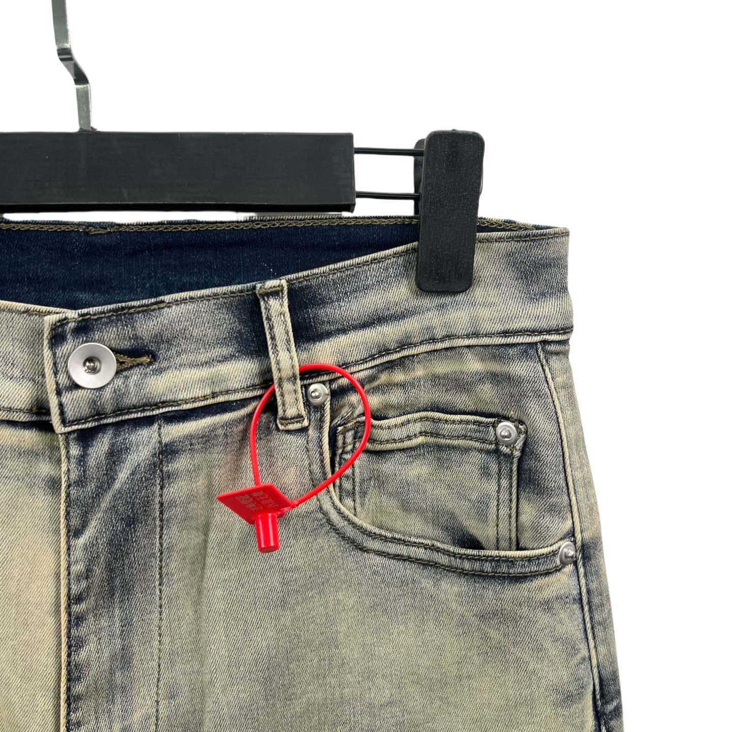 Rick Owens High-Rise Wide Leg Jeans - DesignerGu