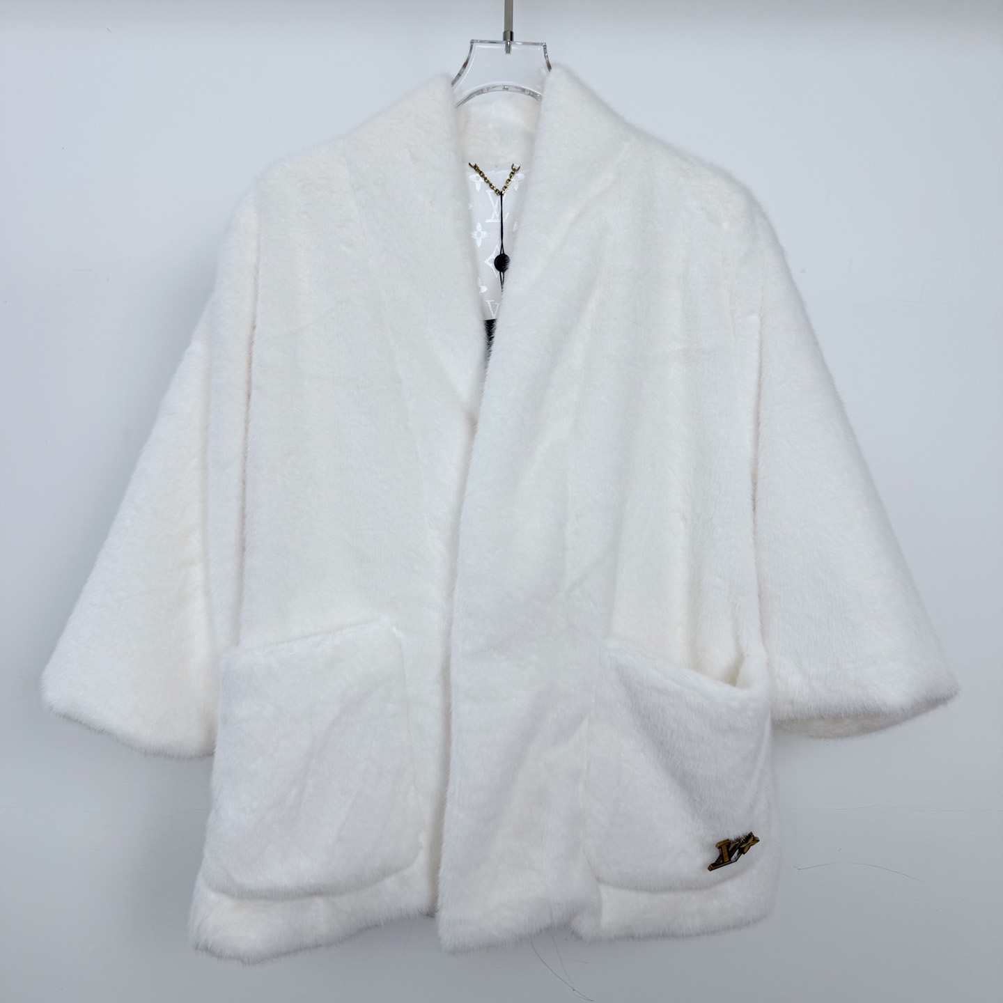 Louis Vuitton Mink Kimono Jacket - DesignerGu
