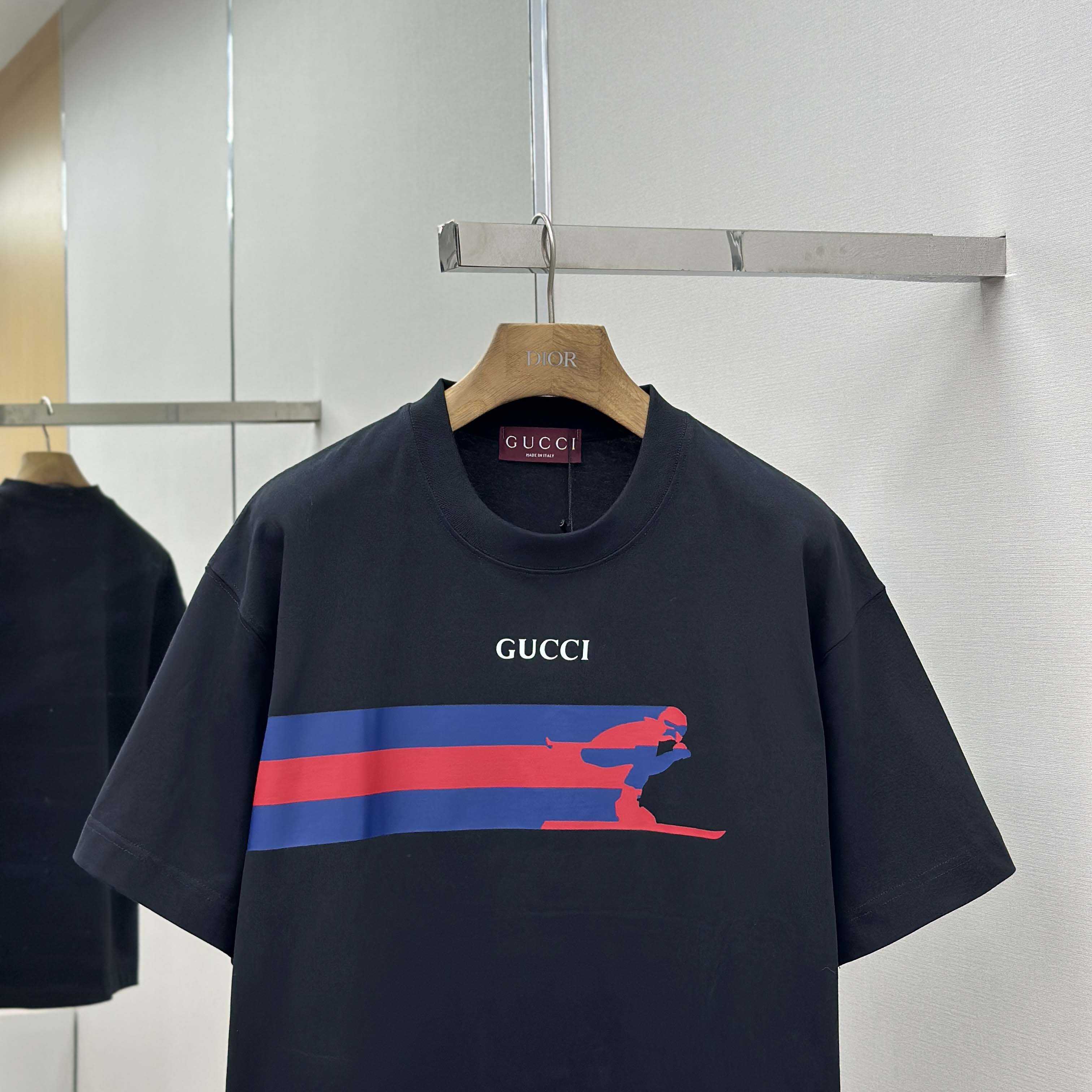 Gucci Cotton Jersey T-shirt With Print - DesignerGu
