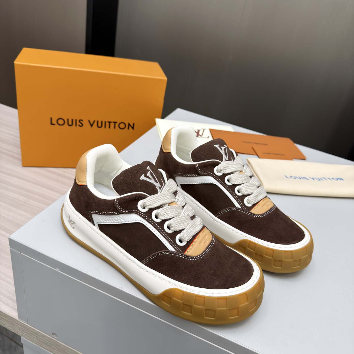 Louis Vuitton LV Tilted Sneaker  - DesignerGu