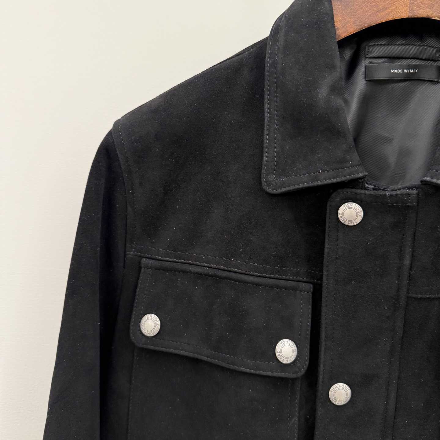 Tom Ford Men's Suede Motor Jacket - DesignerGu