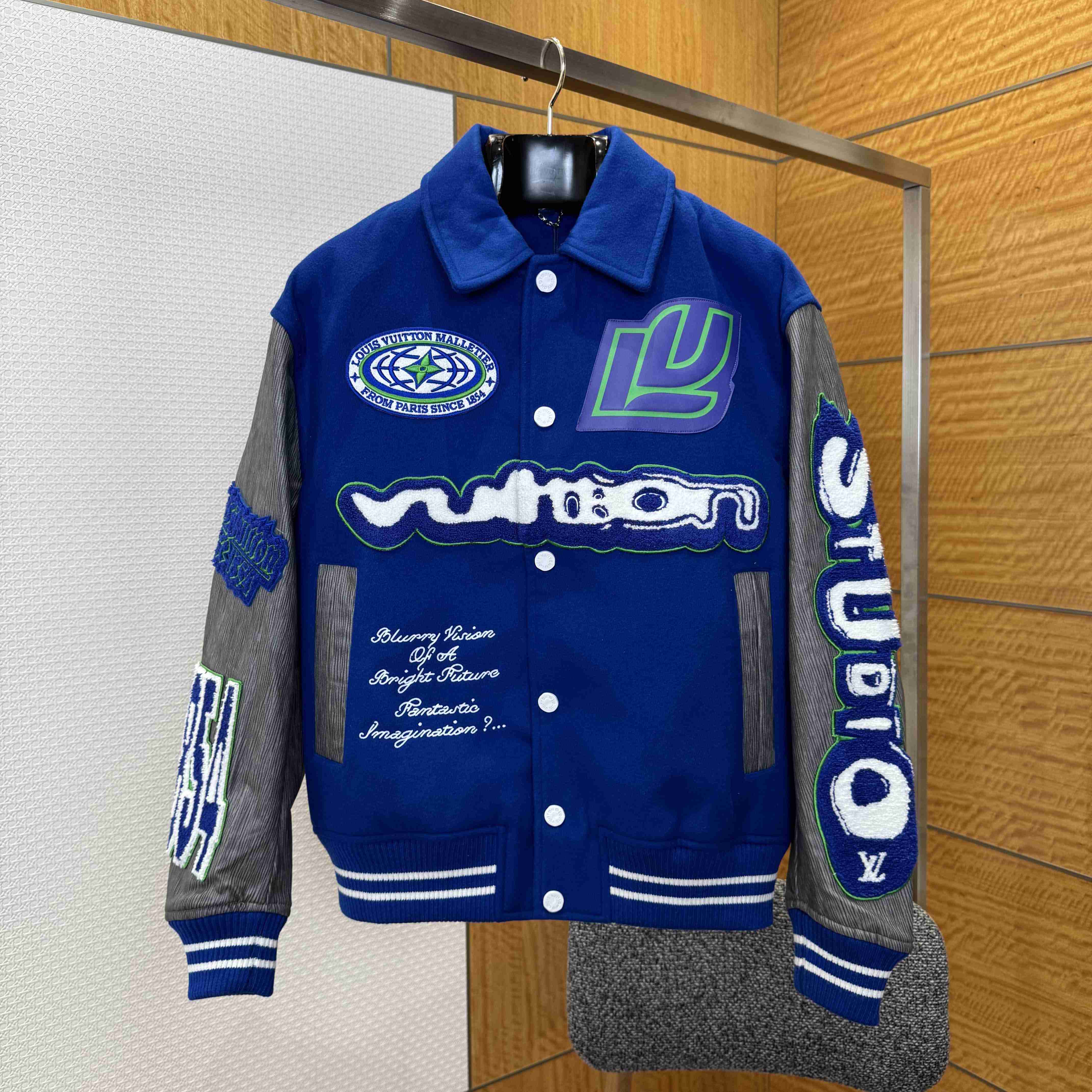 Louis Vuitton Varsity Jacket  - DesignerGu