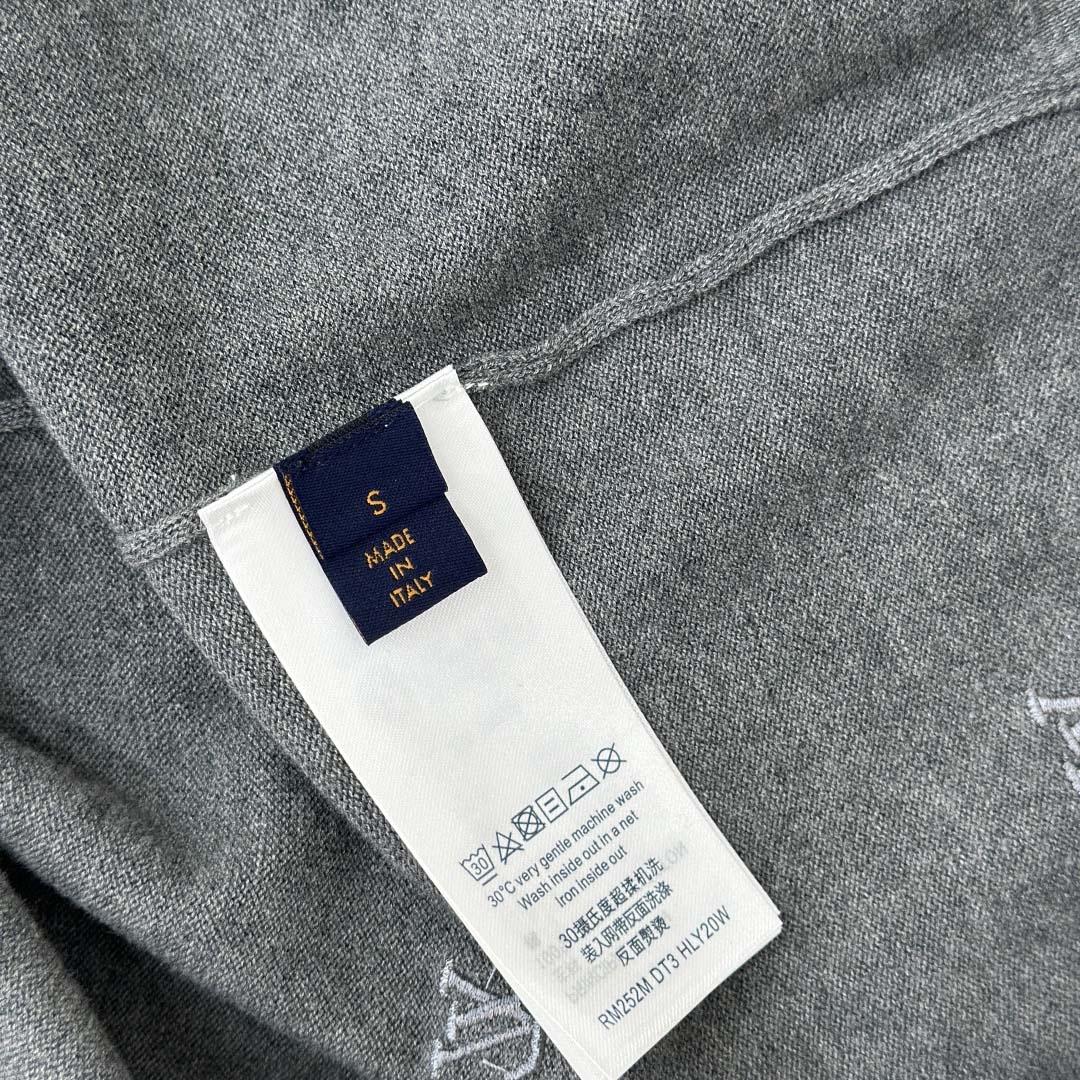 Louis Vuitton LV Blason Embroidered Short-Sleeved Crewneck - DesignerGu