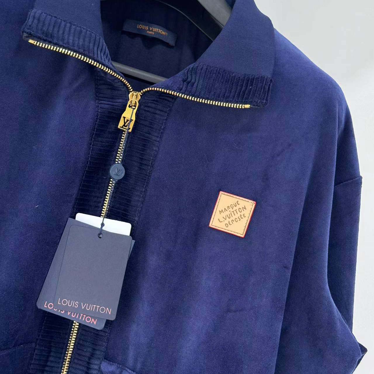 Louis Vuitton Chic Velvet Track Top - DesignerGu