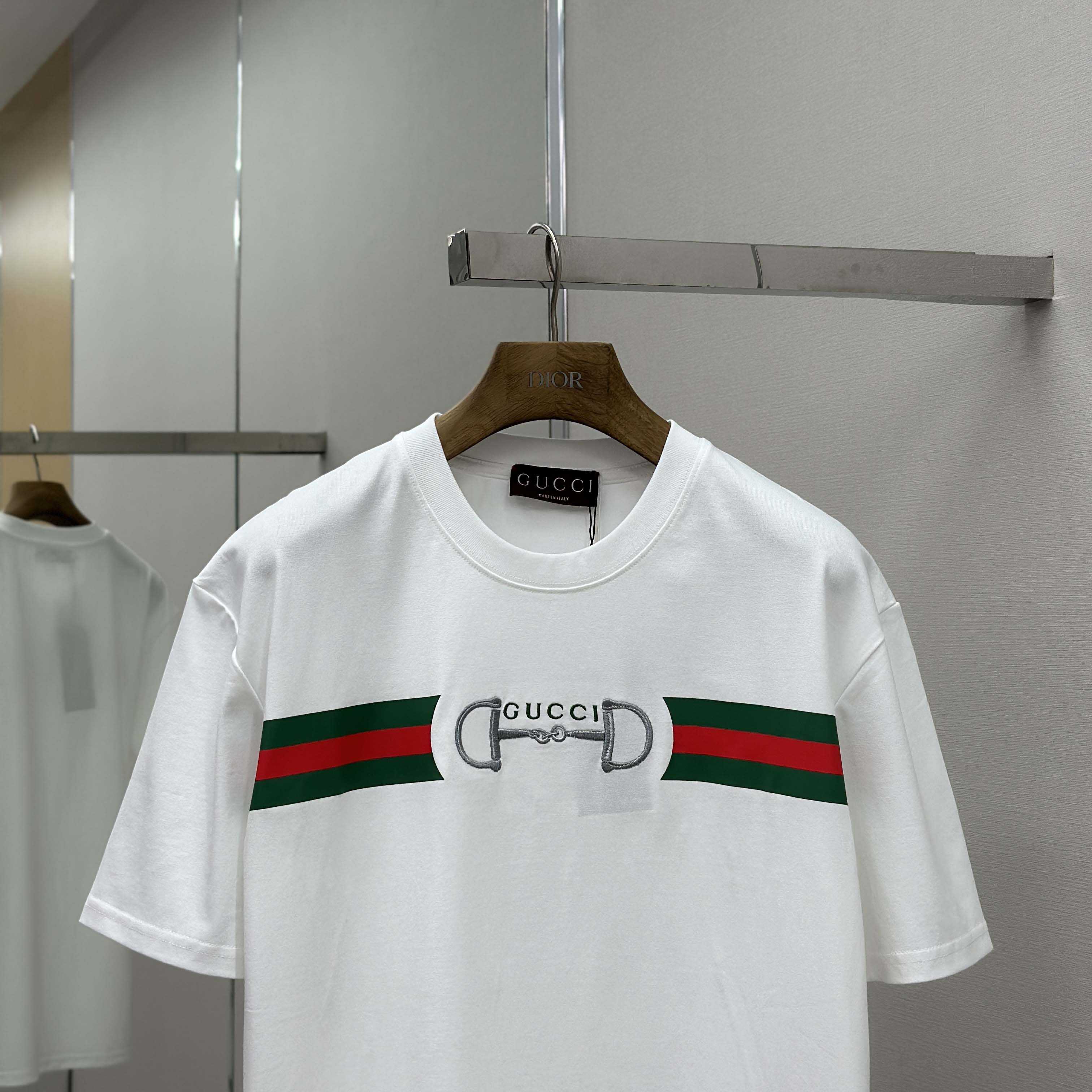 Gucci Cotton Jersey T-shirt With Embroidery - DesignerGu