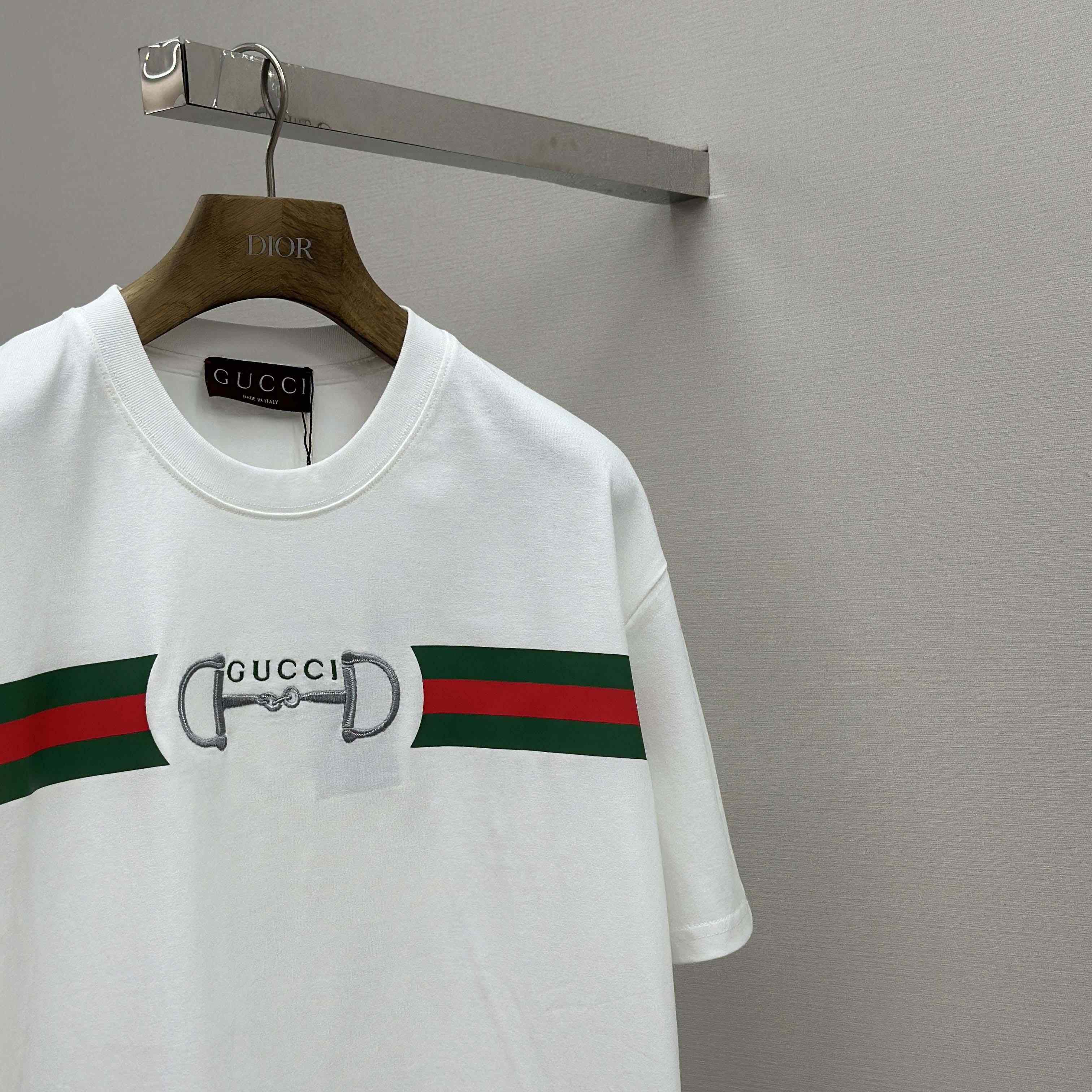 Gucci Cotton Jersey T-shirt With Embroidery - DesignerGu