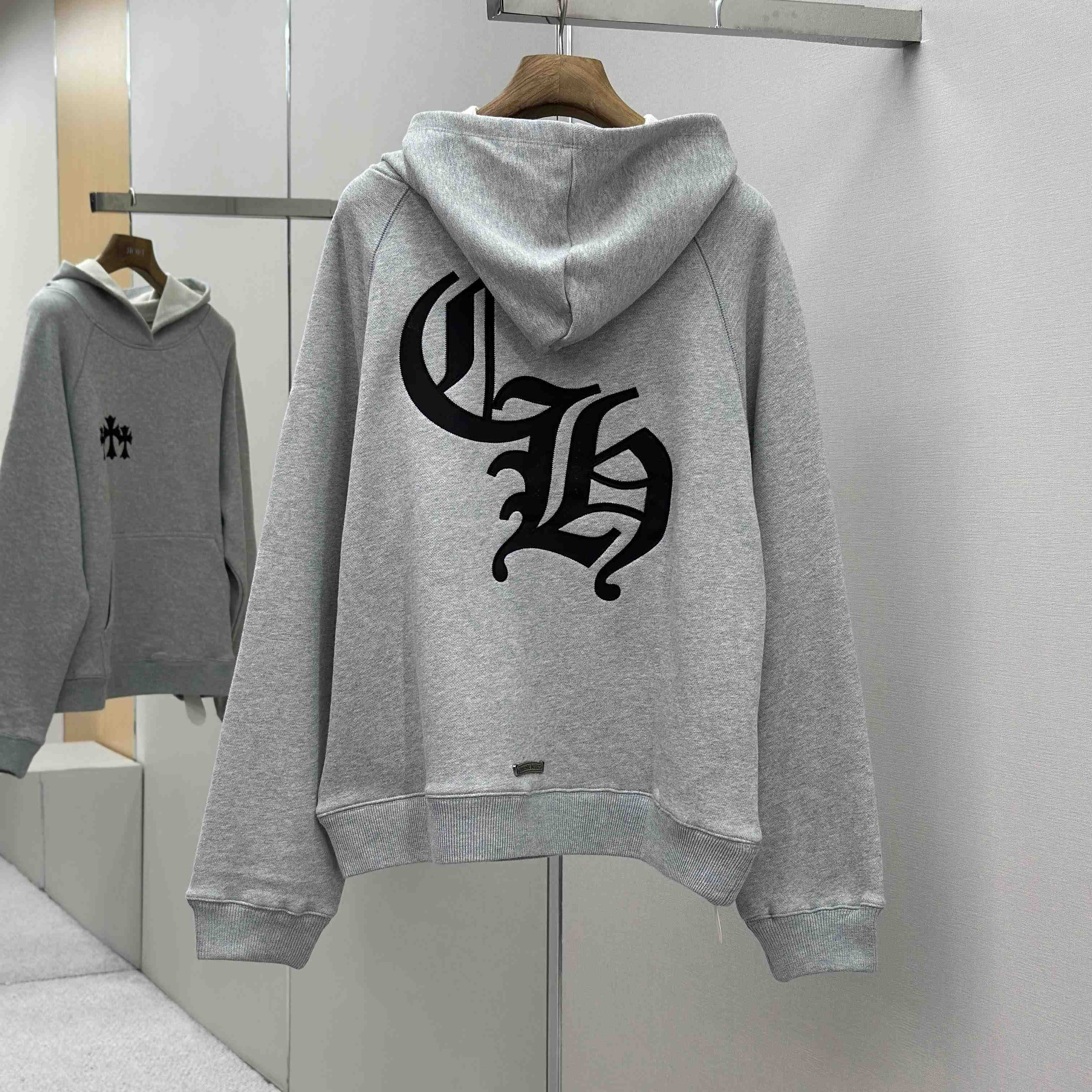 Chrome Heart Cotton Hoodie - DesignerGu
