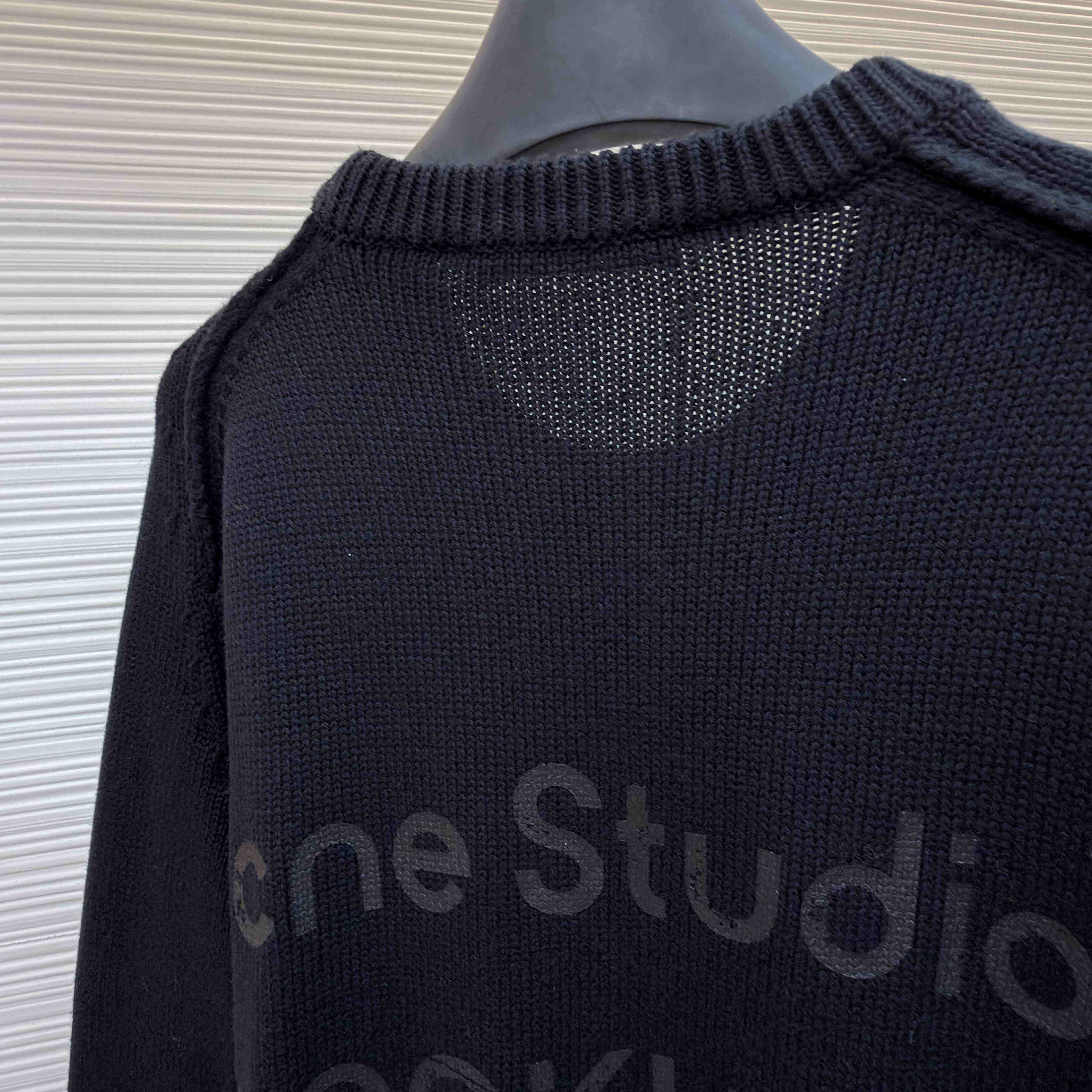 Acne Studios Wool Logo Jumper - DesignerGu