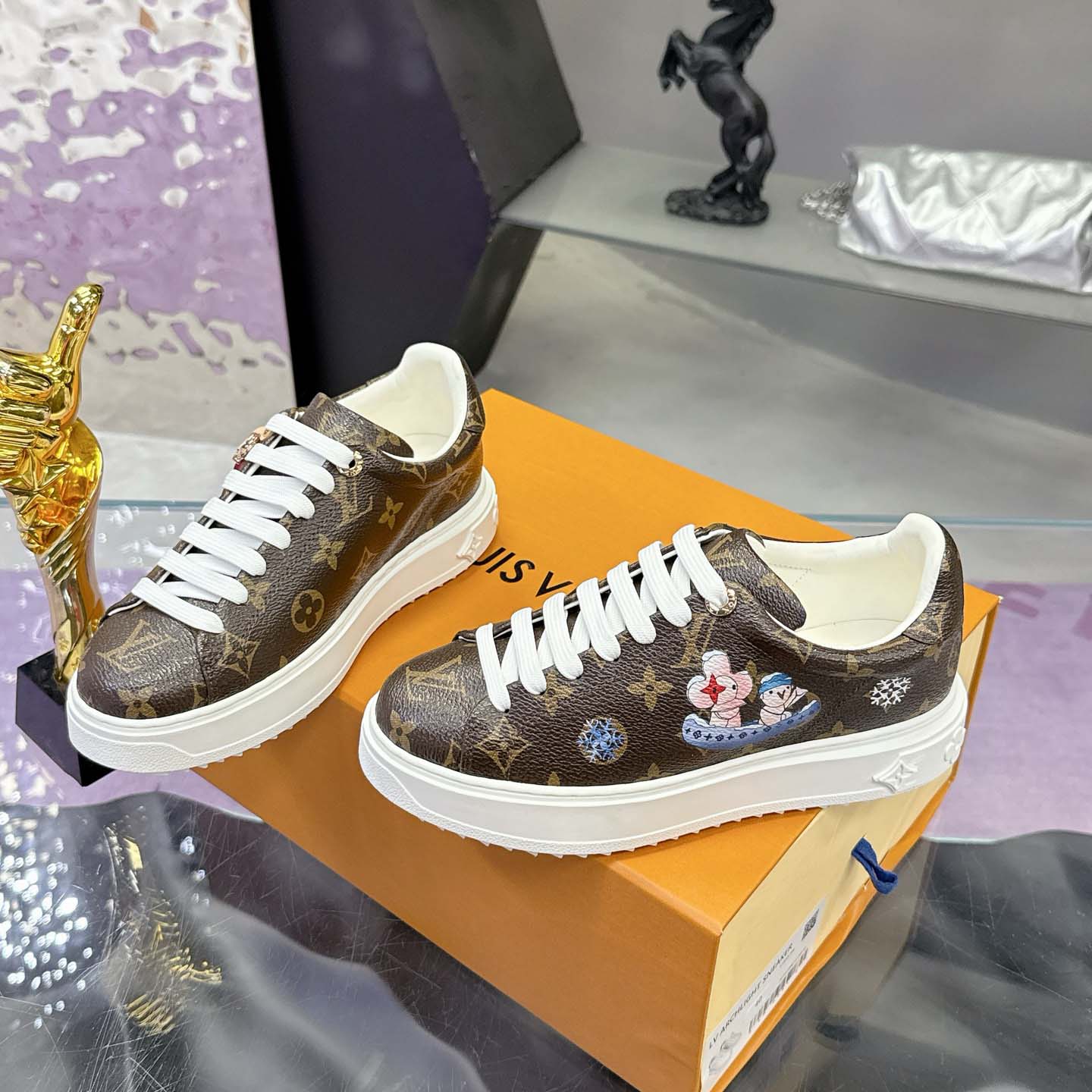 Louis Vuitton Time Out Sneaker    - DesignerGu