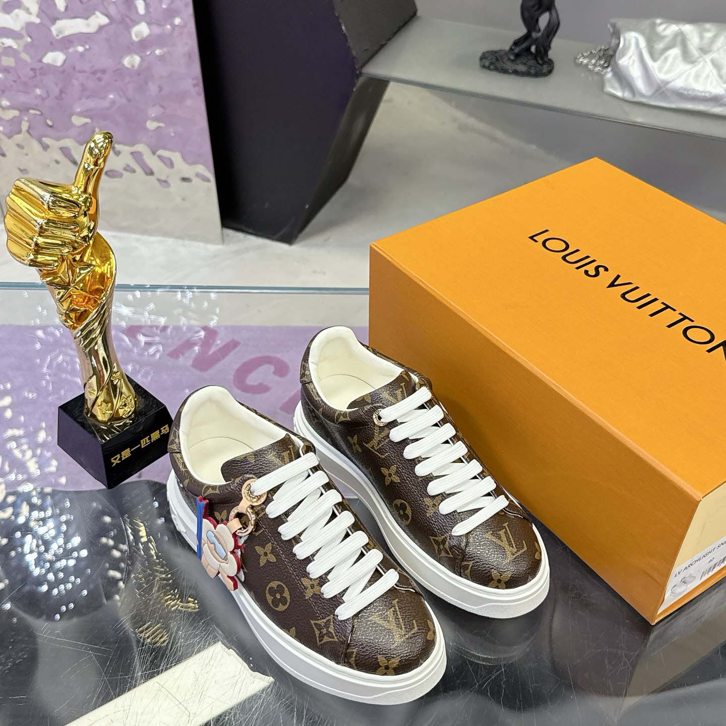 Louis Vuitton Time Out Sneaker    - DesignerGu