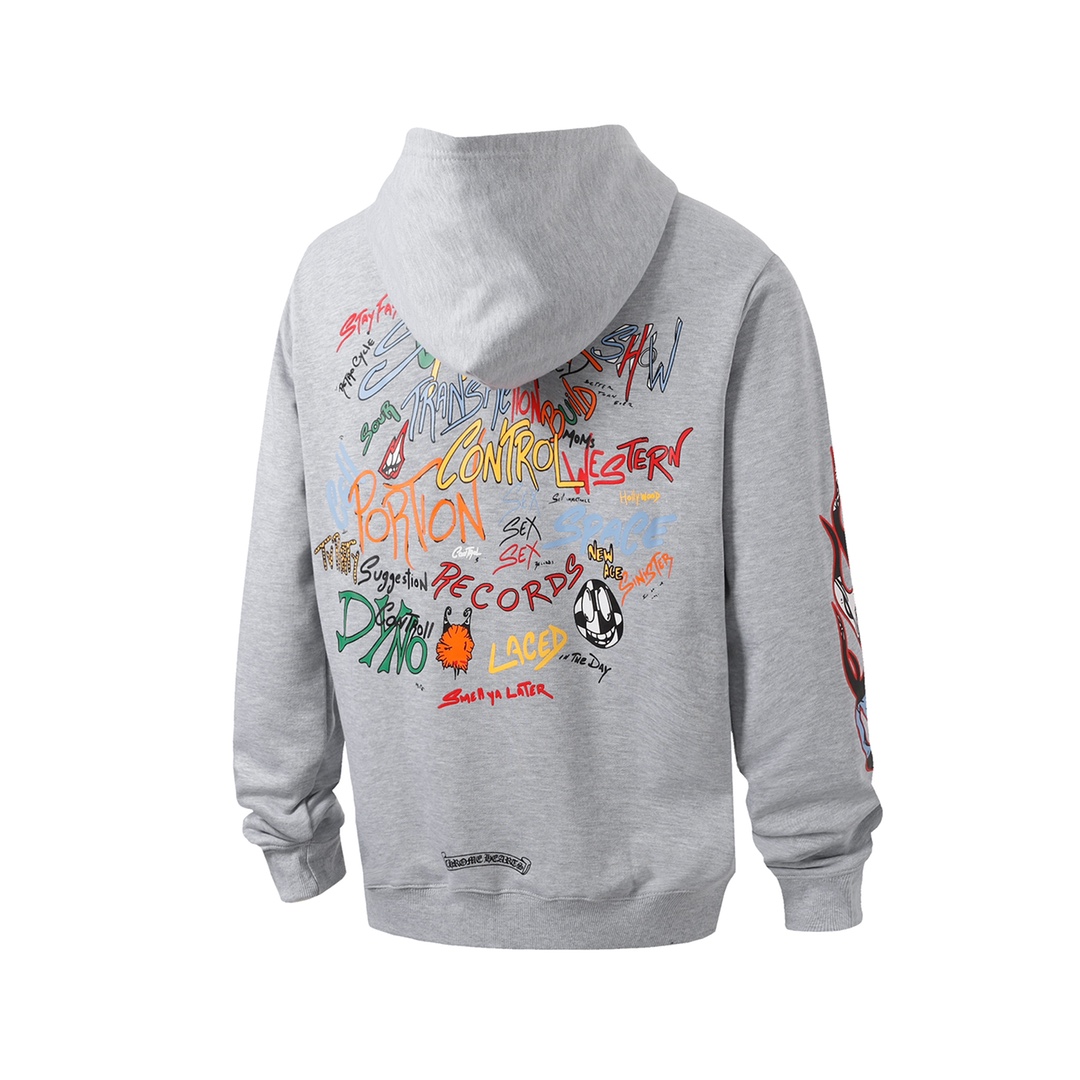 Chrome Hearts x Matty Boy Flames Hoodie - DesignerGu