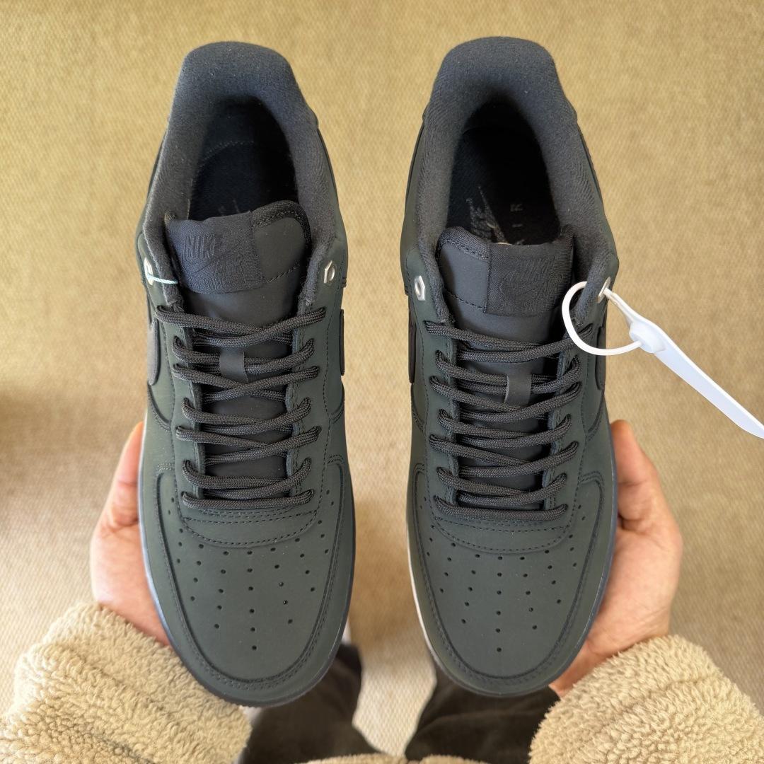 NIKE Air Force 1 Low Black/Dark Green CJ9179-001  - DesignerGu