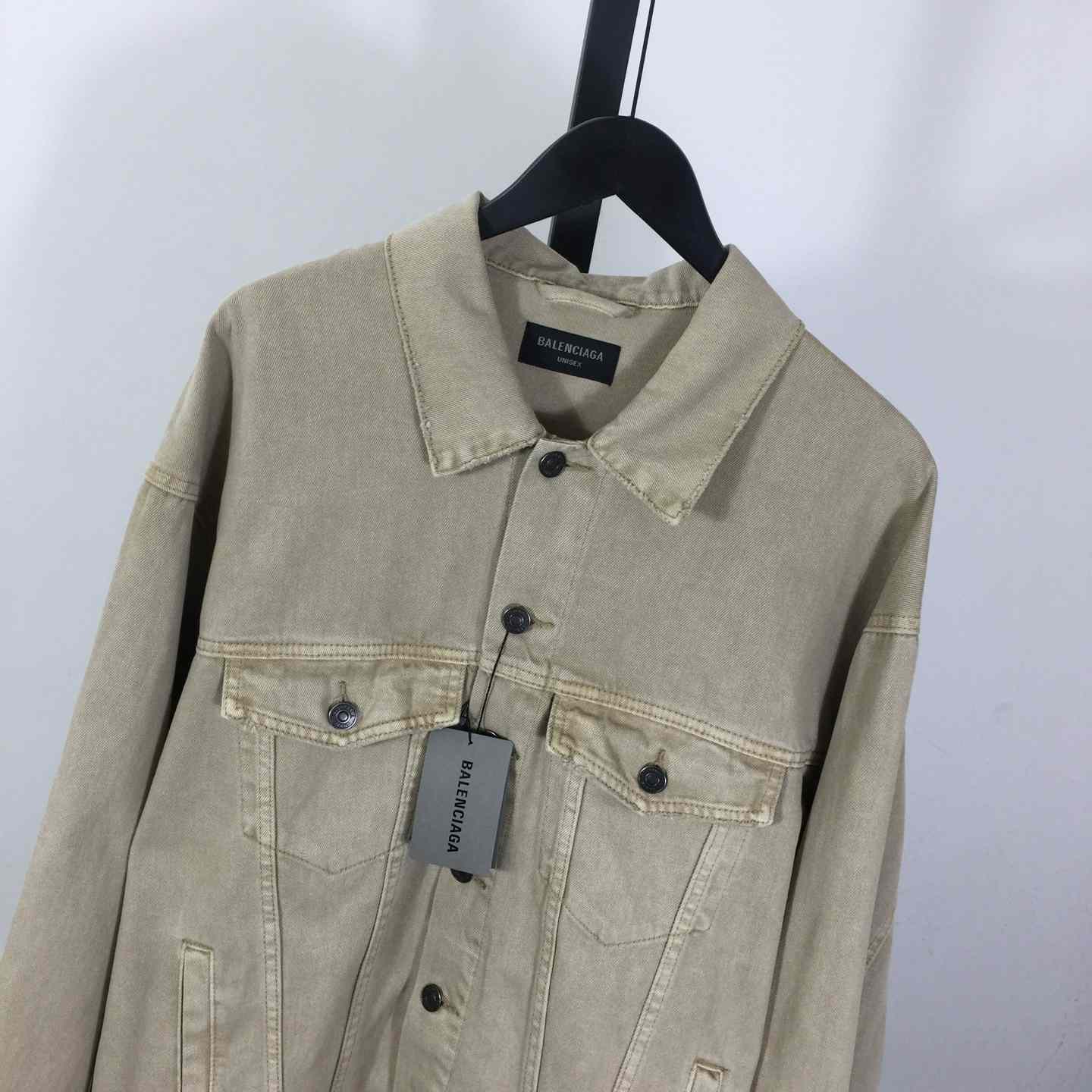 Balenciaga Logo-print Denim Jacket - DesignerGu