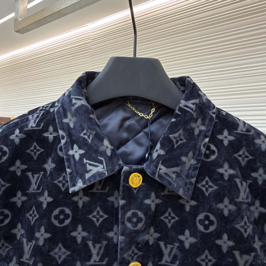 Louis Vuitton Monogram Bleached Denim Jacket - DesignerGu