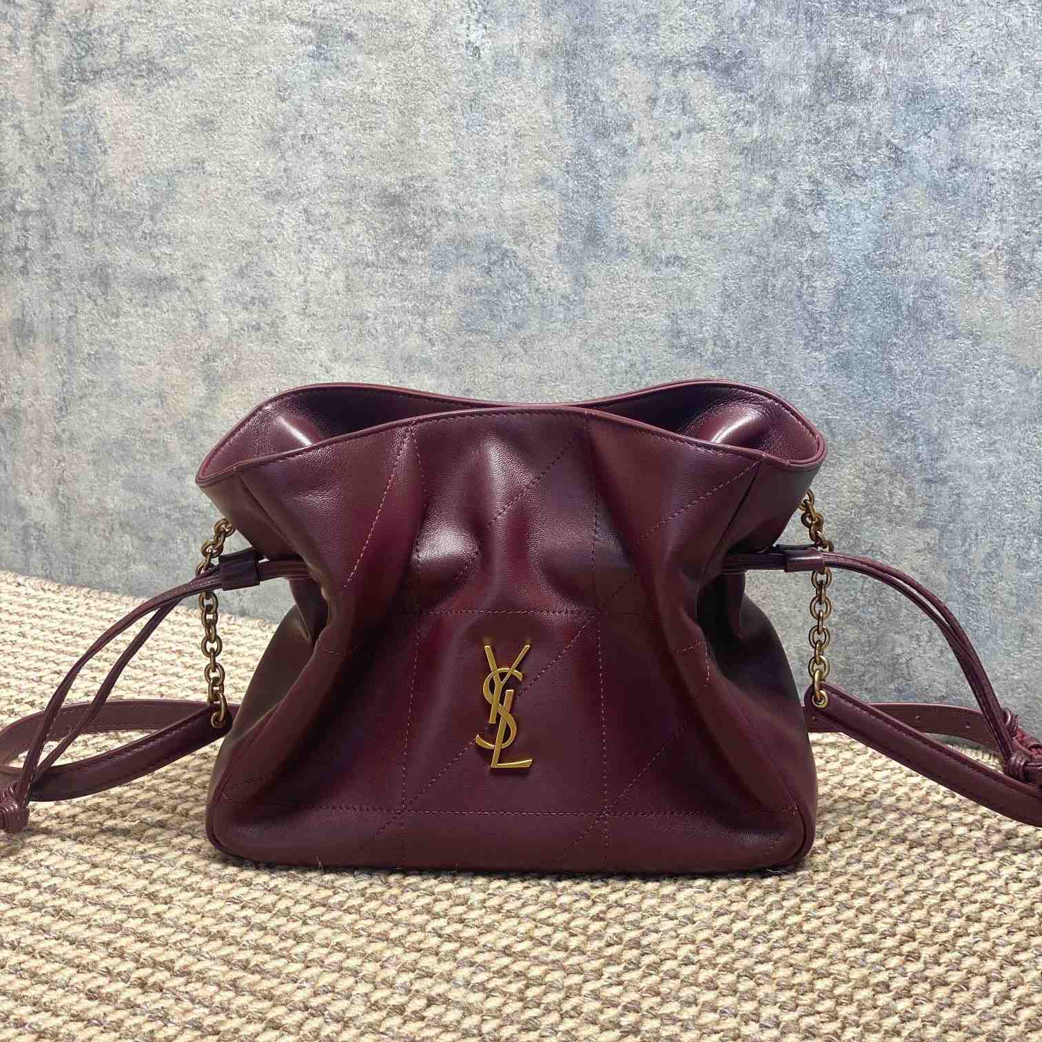 Saint Laurent Jamie Shoulder Pouch In Lambskin - DesignerGu