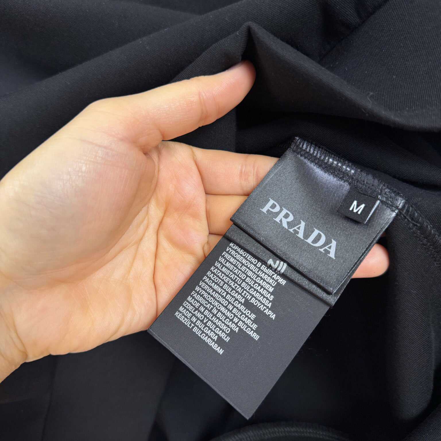 Prada Cotton Fleece And Re-Nylon Sweatshirt - DesignerGu