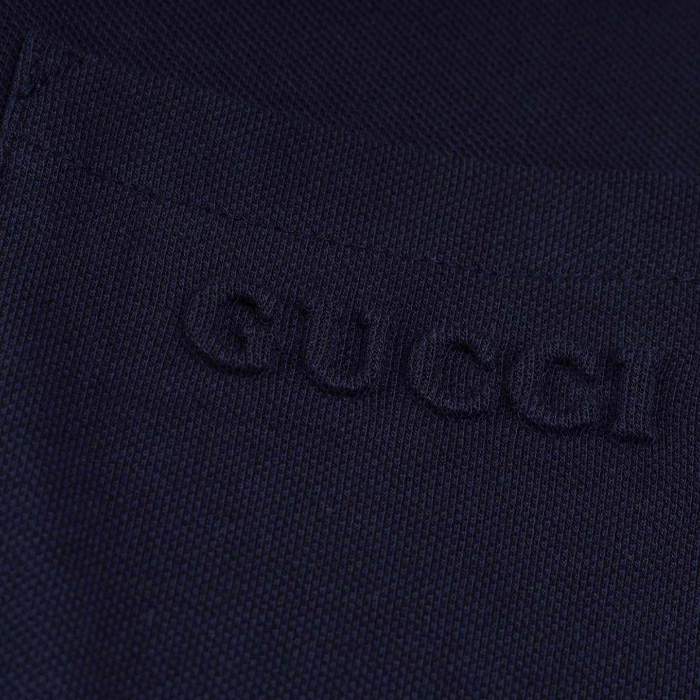 Gucci Cotton Piquet Polo Shirt - DesignerGu