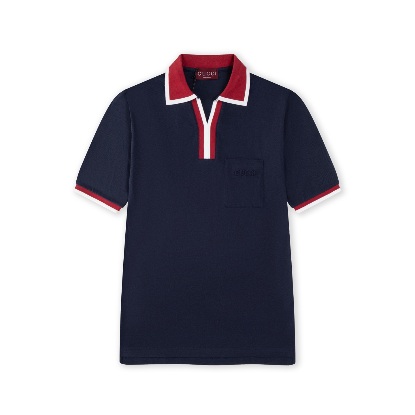 Gucci Cotton Piquet Polo Shirt - DesignerGu