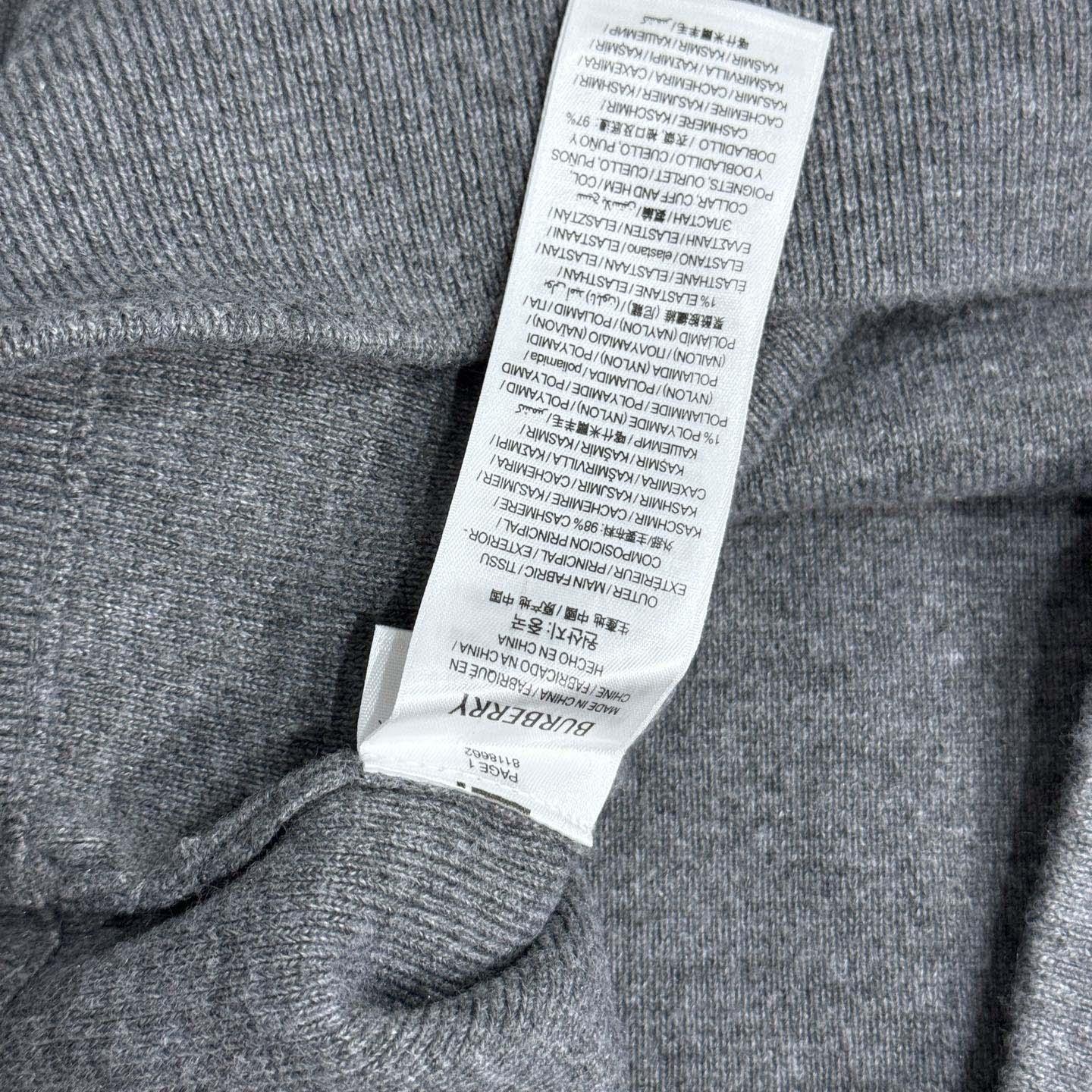 Burberry Cashmere Blend Zip Hoodie - DesignerGu
