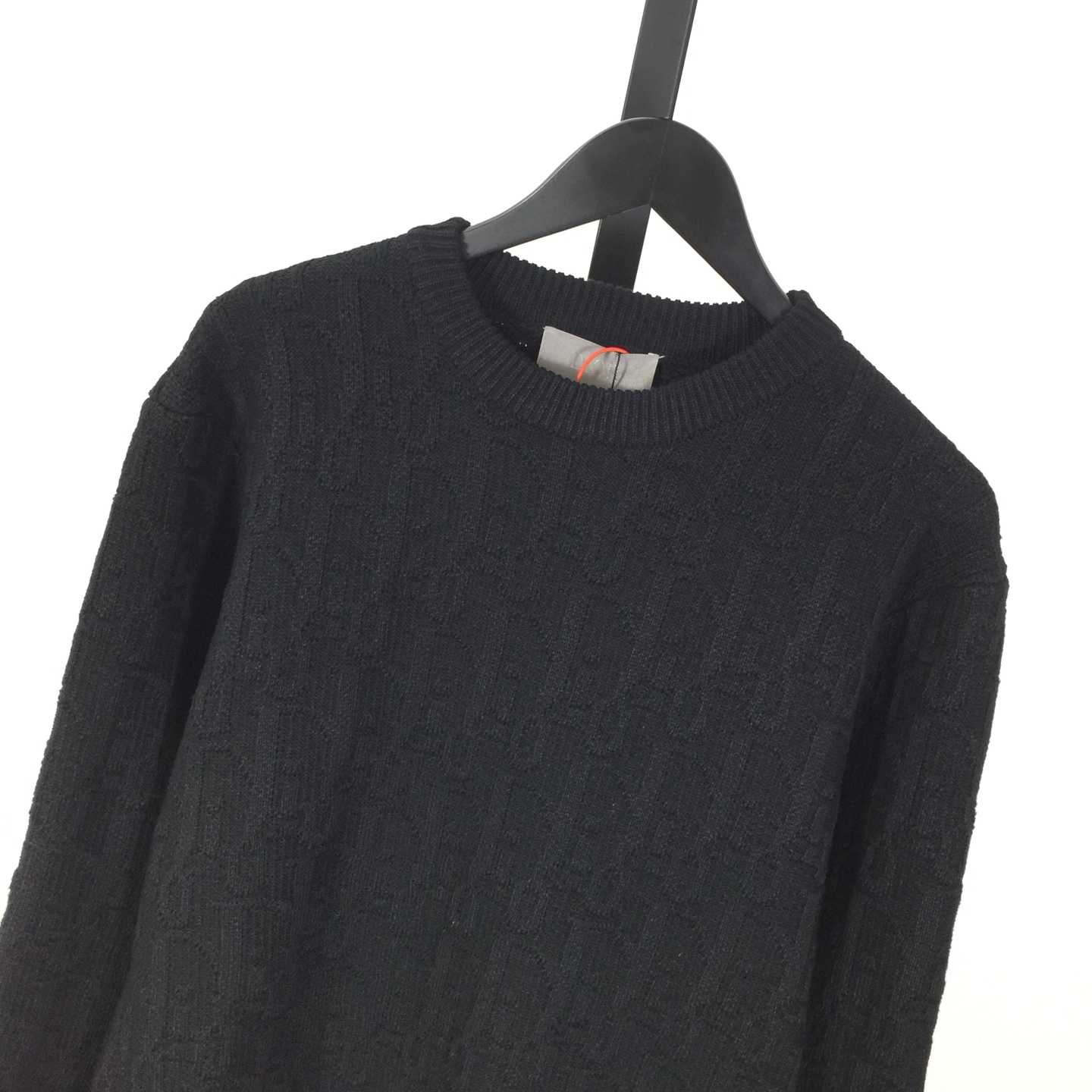 Dior Oblique Sweater Black Cotton-Blend Jacquard - DesignerGu