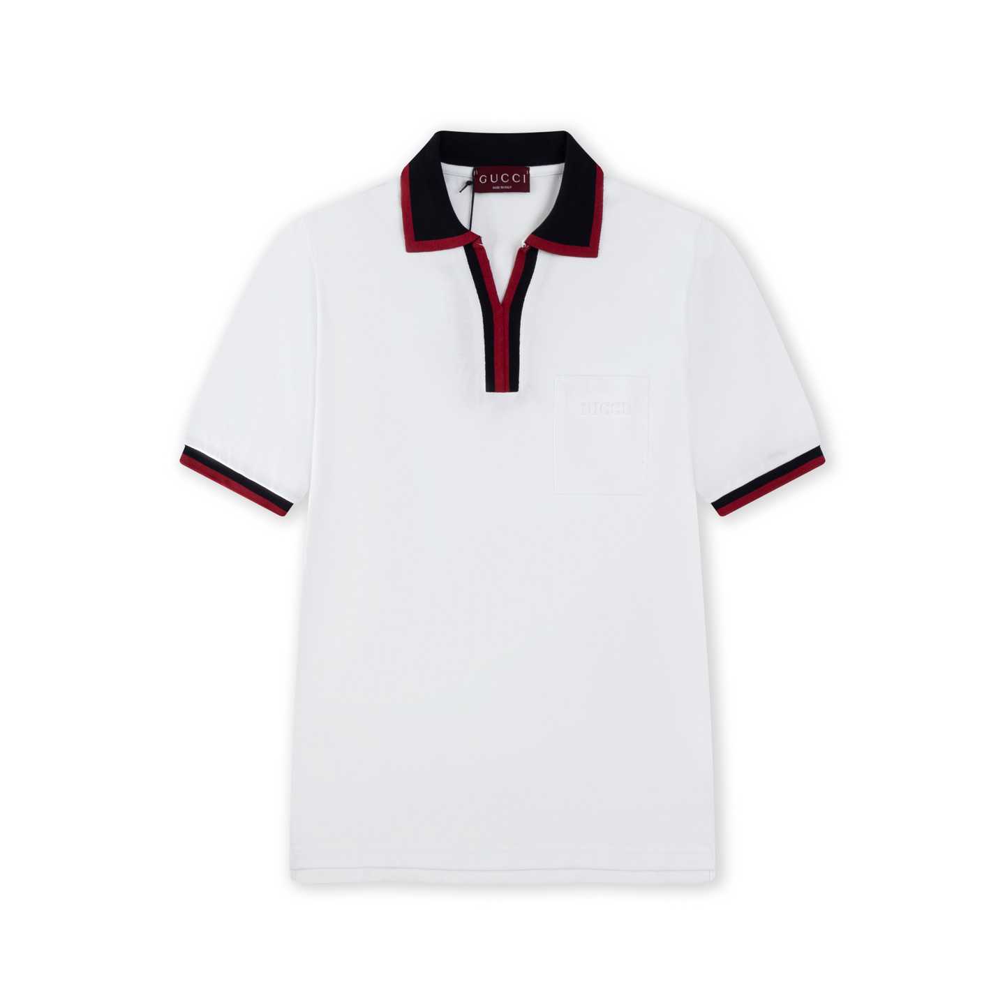 Gucci Cotton Piquet Polo Shirt - DesignerGu
