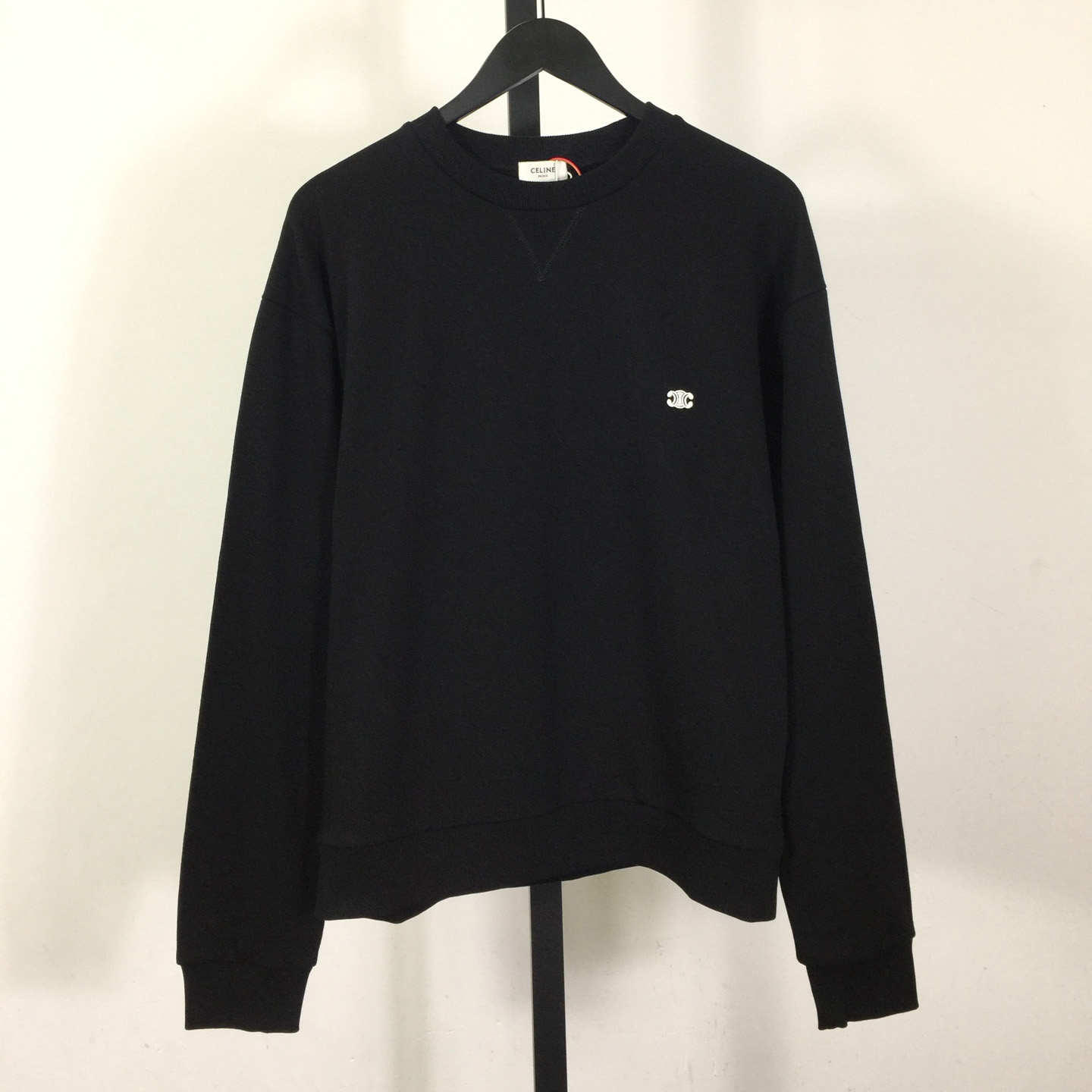 Celine Triomphe Loose Sweatshirt In Cotton Fleece - DesignerGu