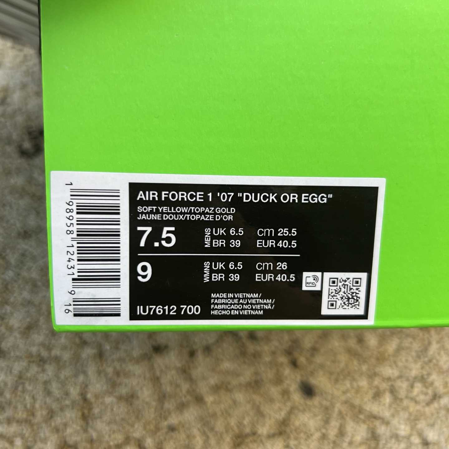 Nike x DOAF Air Force 1 Duck or Egg   IU7612-700 - DesignerGu