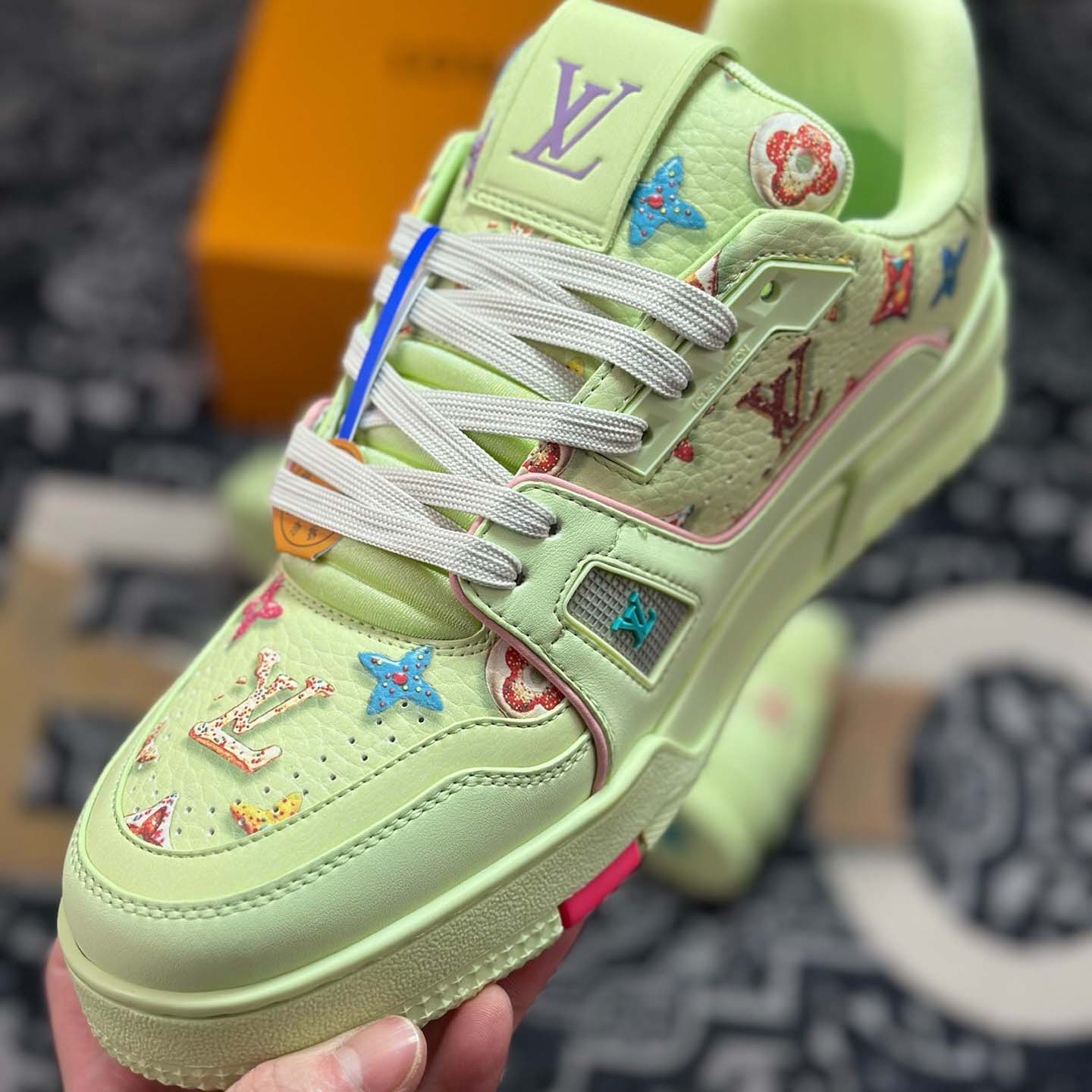 Louis Vuitton LV Trainer Sneaker - DesignerGu