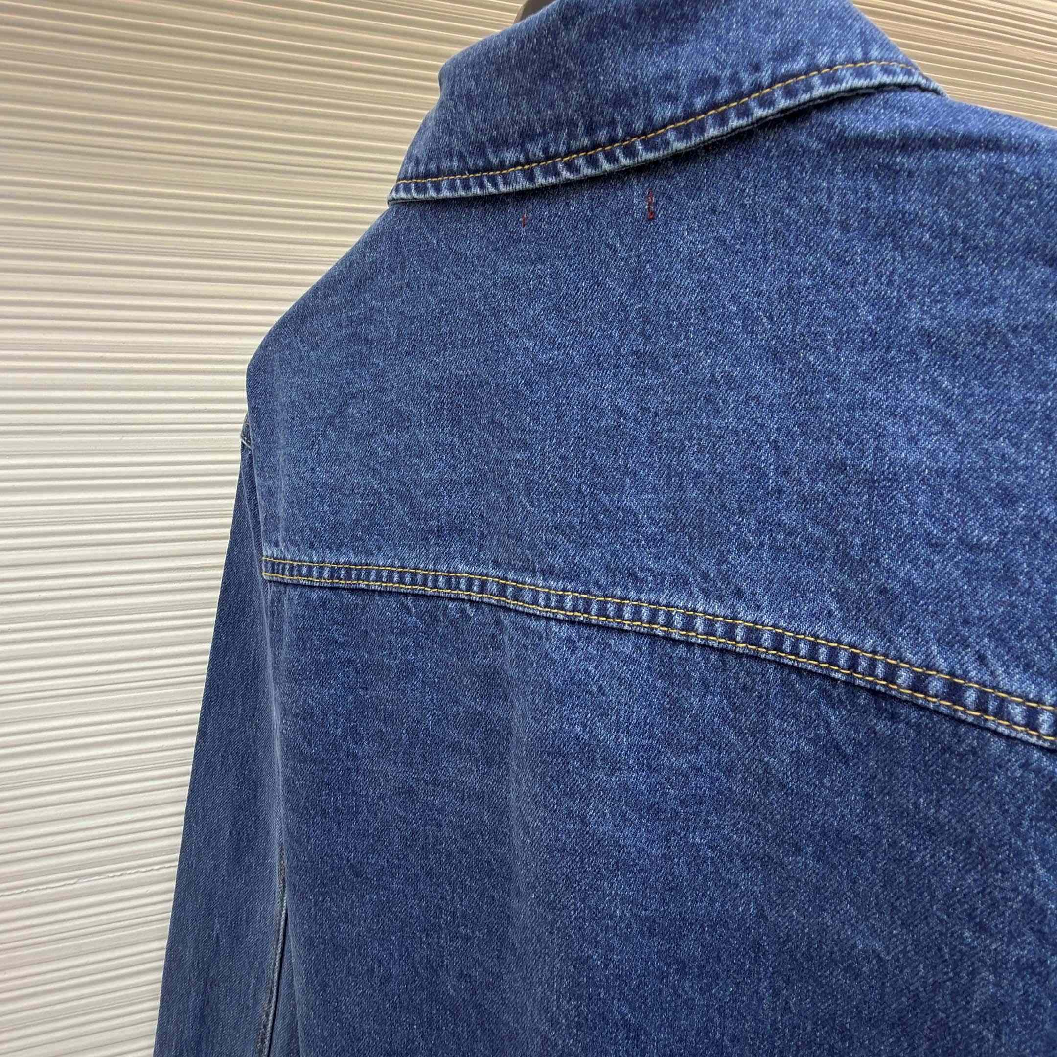 Gucci Cotton Denim Jacket With Horsebit - DesignerGu