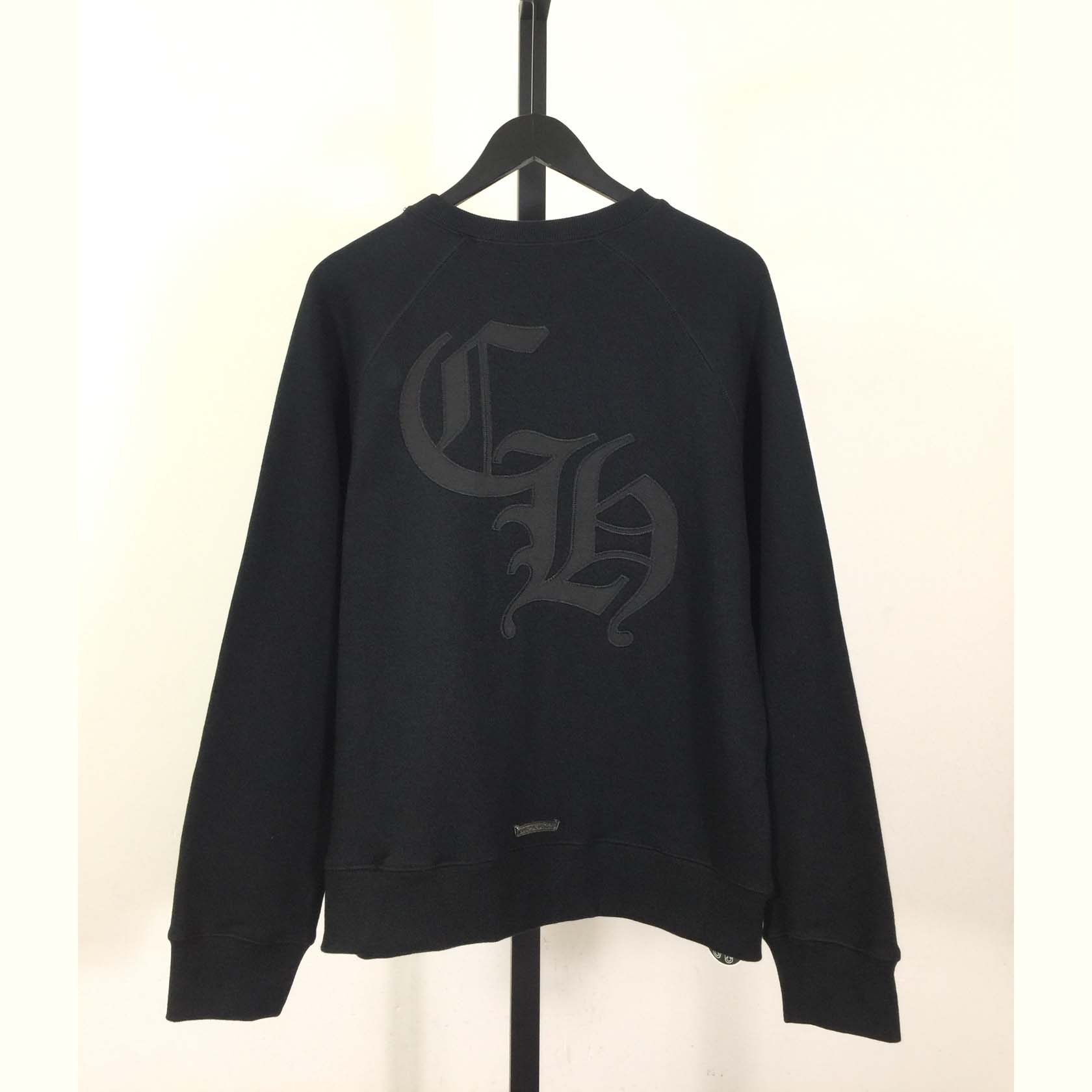 Chrome Hearts Cemetery Cross Crew-neck Sweatshirt - DesignerGu