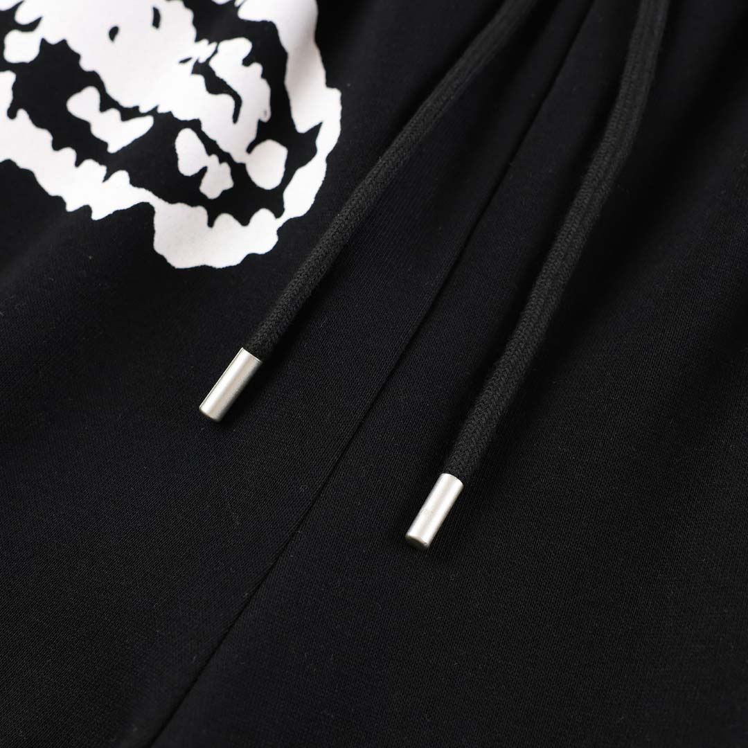 Denim Tears x Corteiz Cotton Wreath Sweatpants 'Black' - DesignerGu